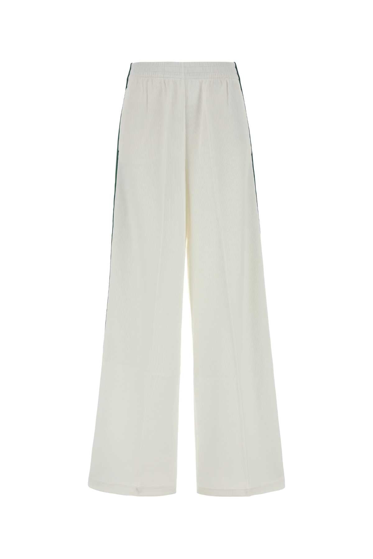 Gucci Women White Jersey Joggers GUCCI