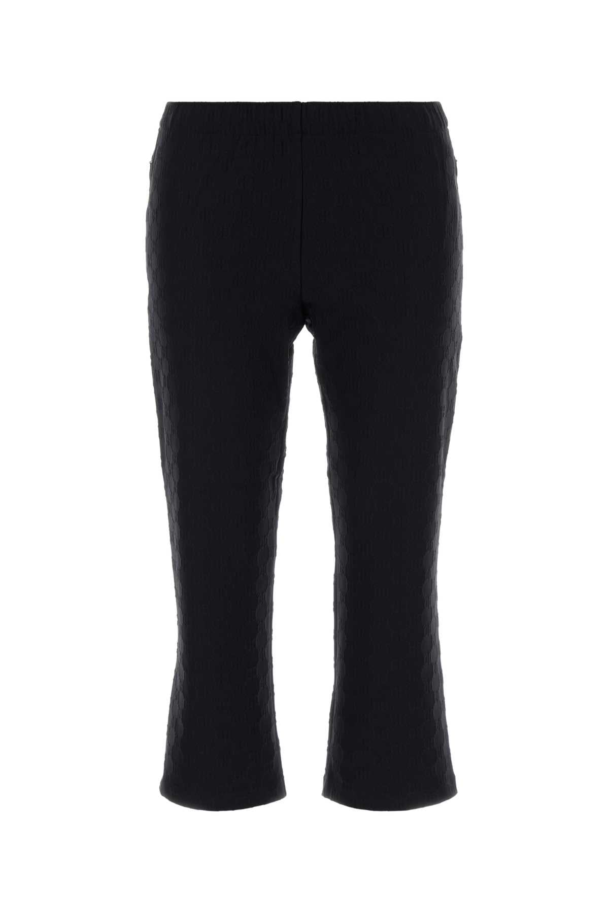 Gucci Women Black Jersey Capri Pant GUCCI