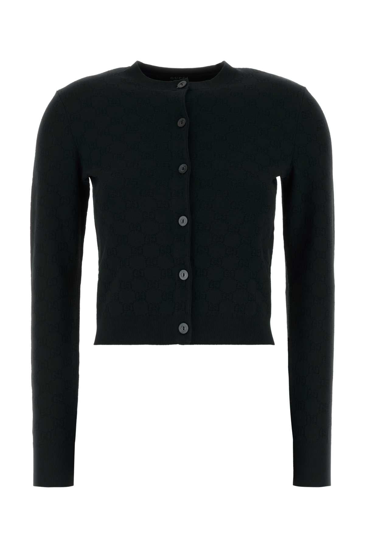 Gucci Women Black Knit Cardigan GUCCI
