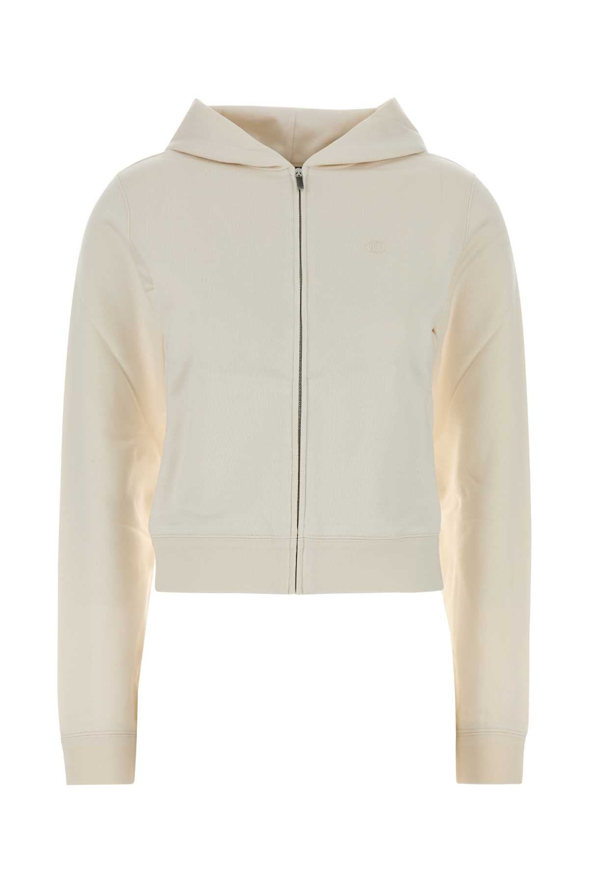 Gucci Women Ivory Cotton Blend Sweatshirt GUCCI