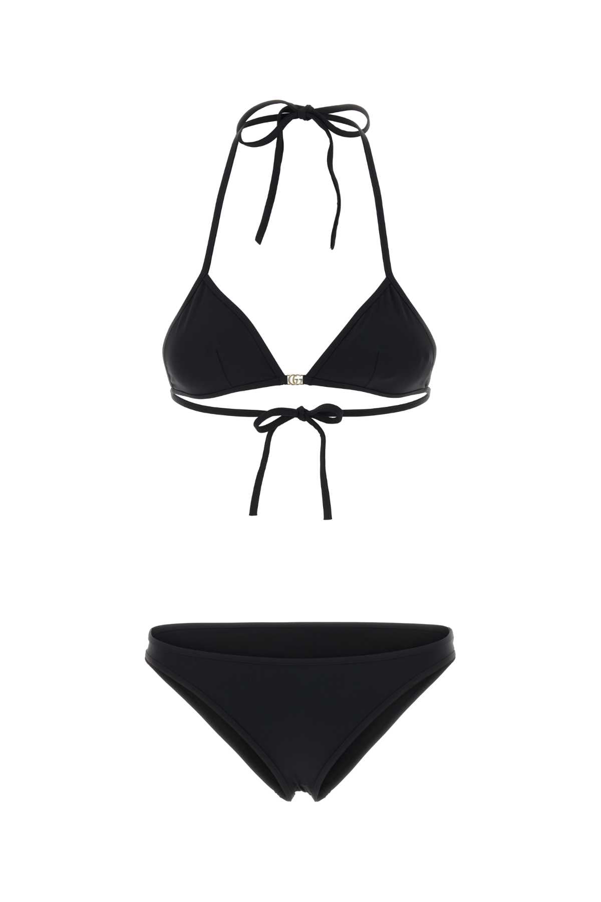 Gucci Women Black Stretch Nylon Bikini GUCCI