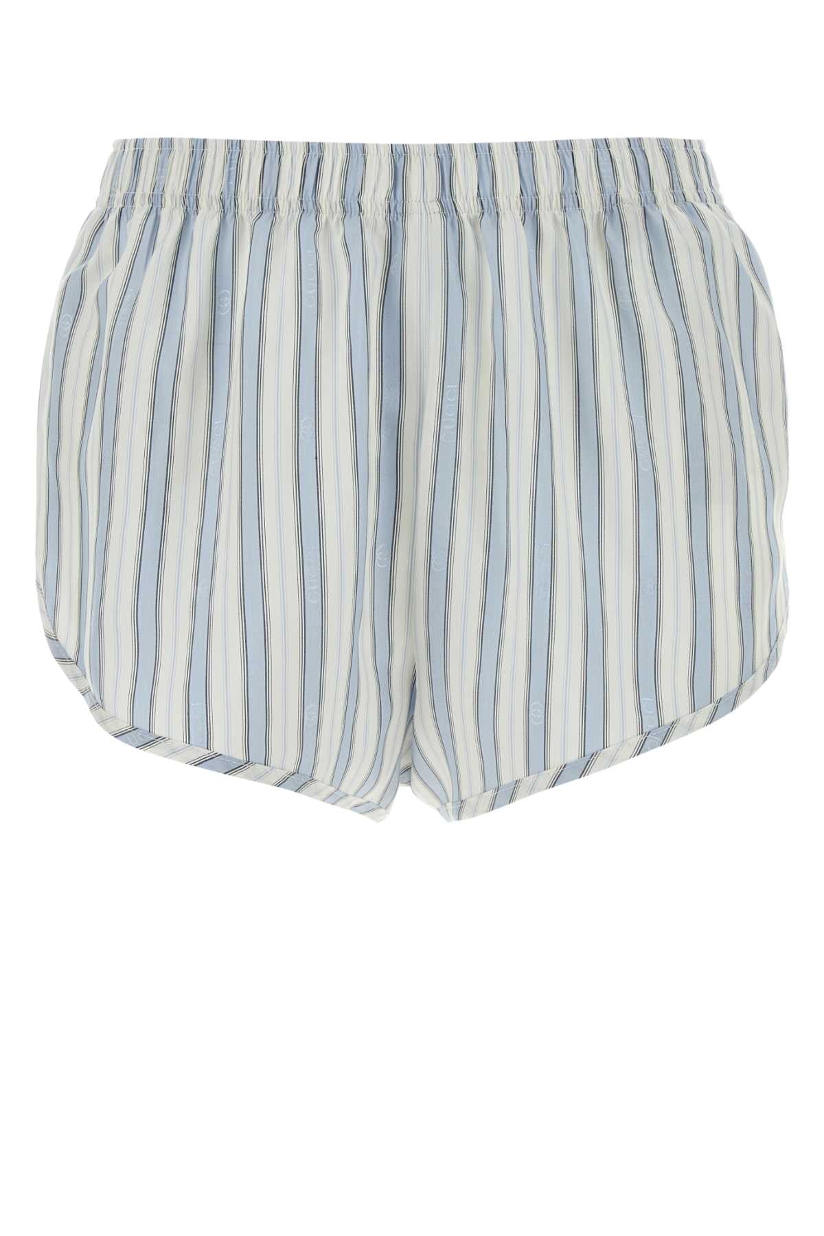 Gucci Women Embroidered Silk Shorts GUCCI