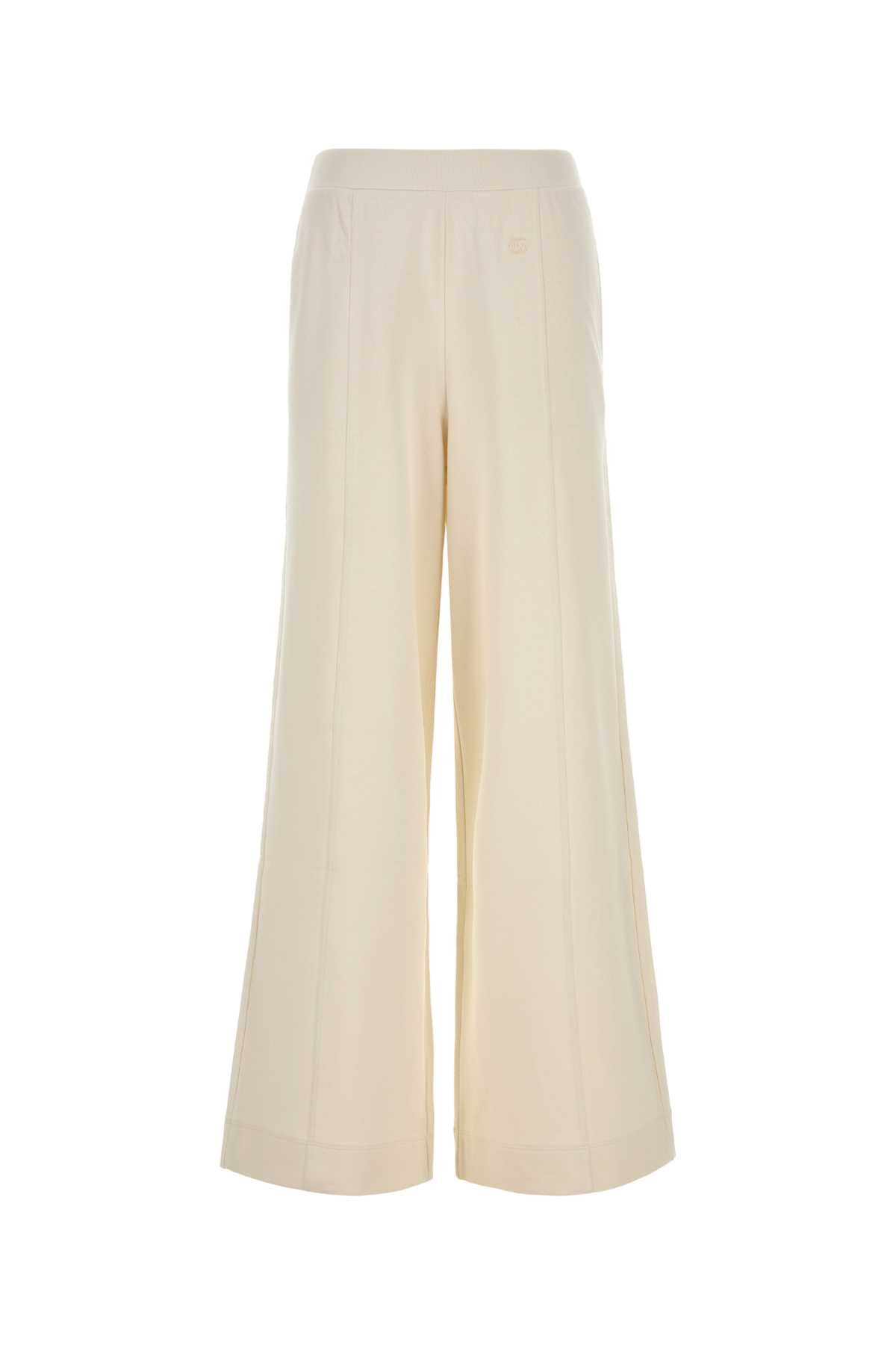Gucci Women Ivory Cotton Blend Joggers GUCCI