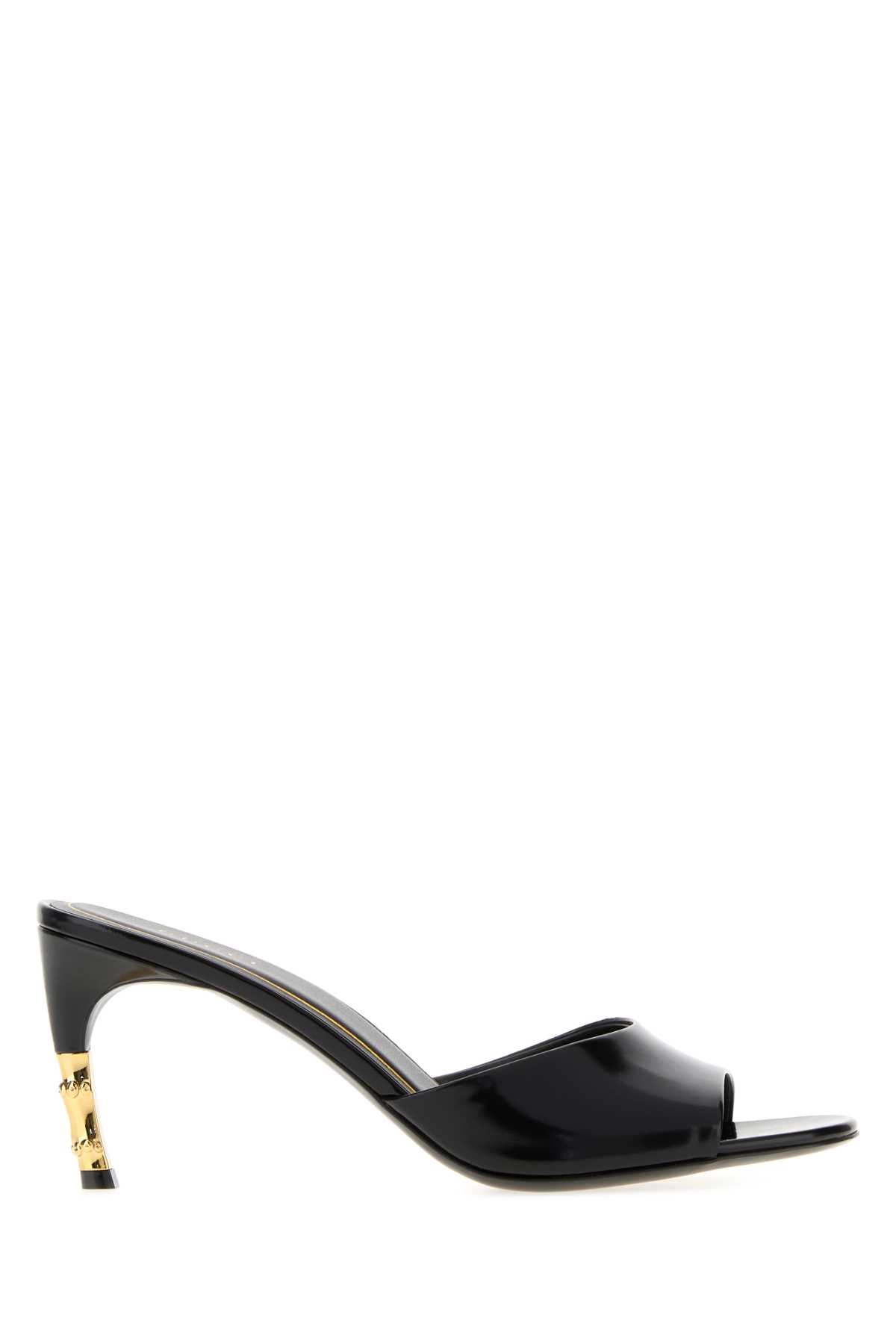 Gucci Women Black Leather Mules GUCCI