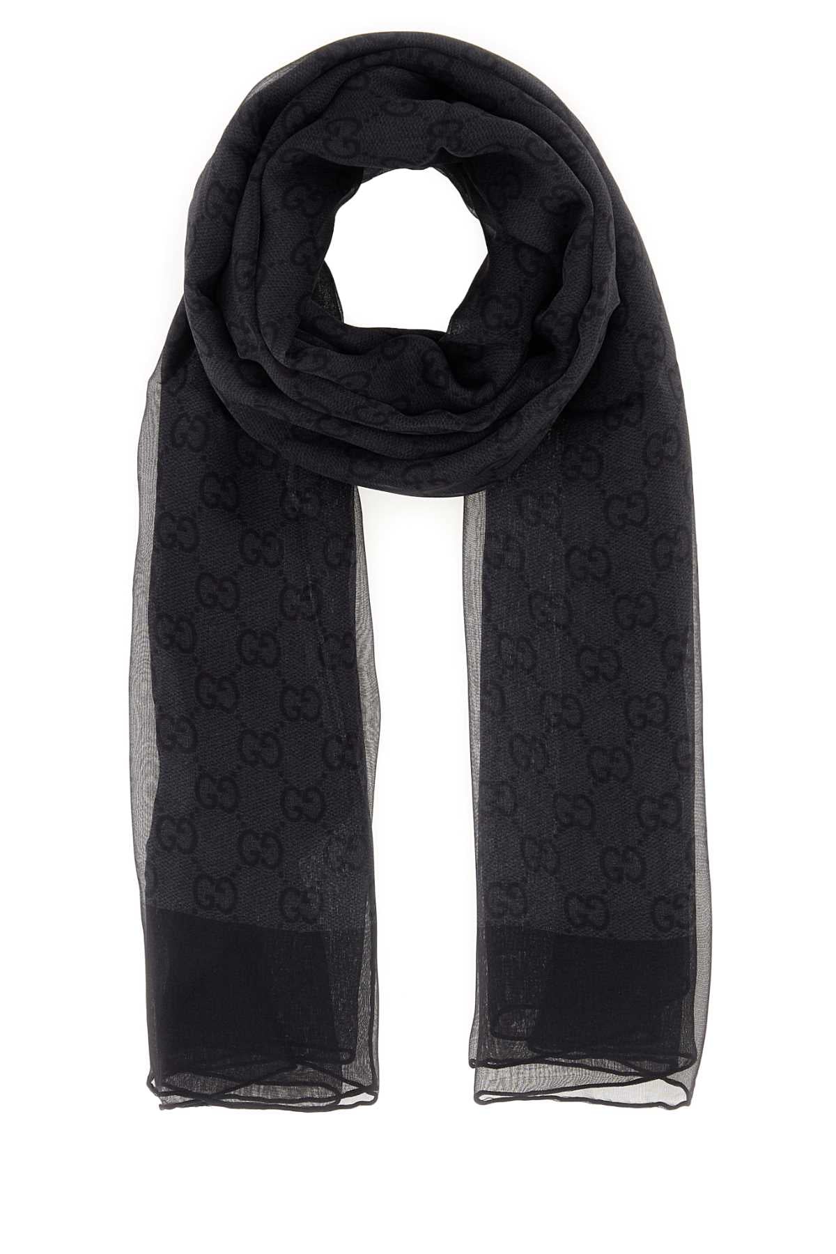 Gucci Women Printed Chiffon Foulard GUCCI