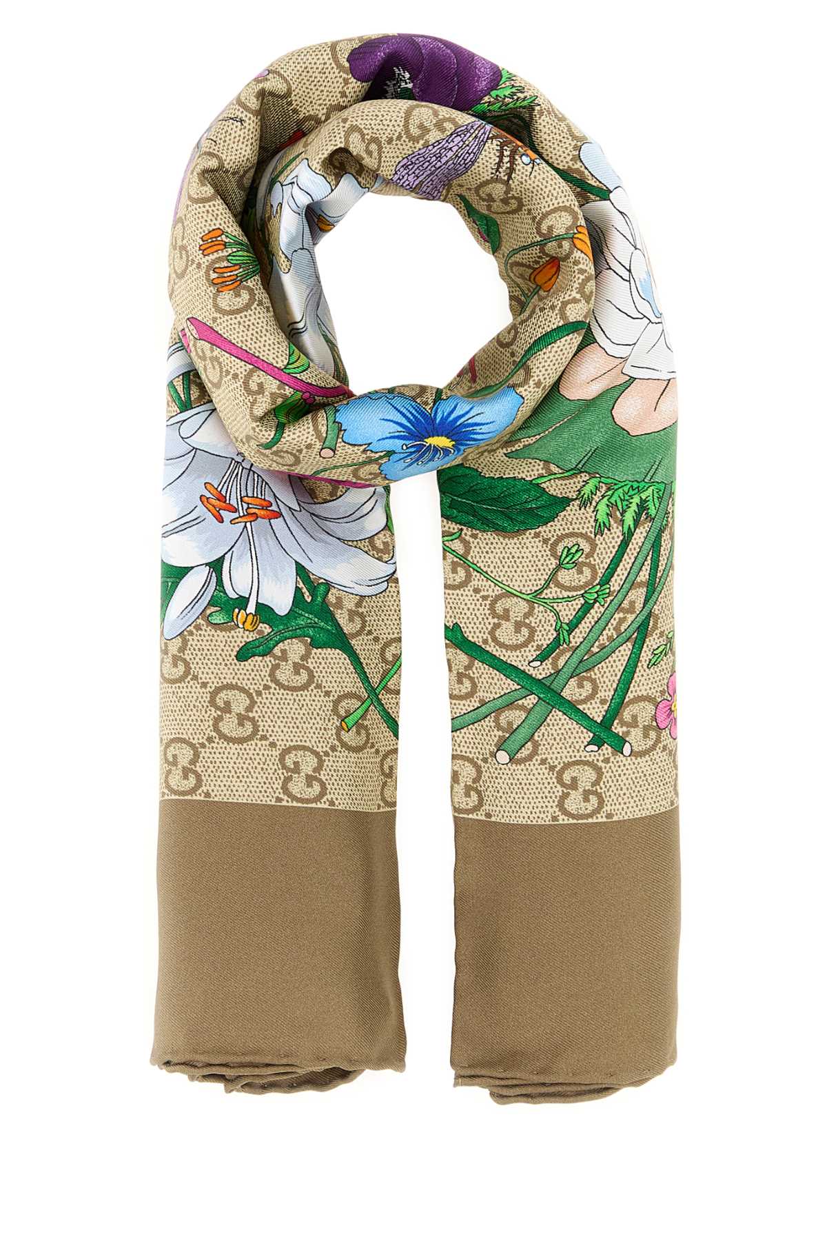 Gucci Women Printed Twill Foulard GUCCI