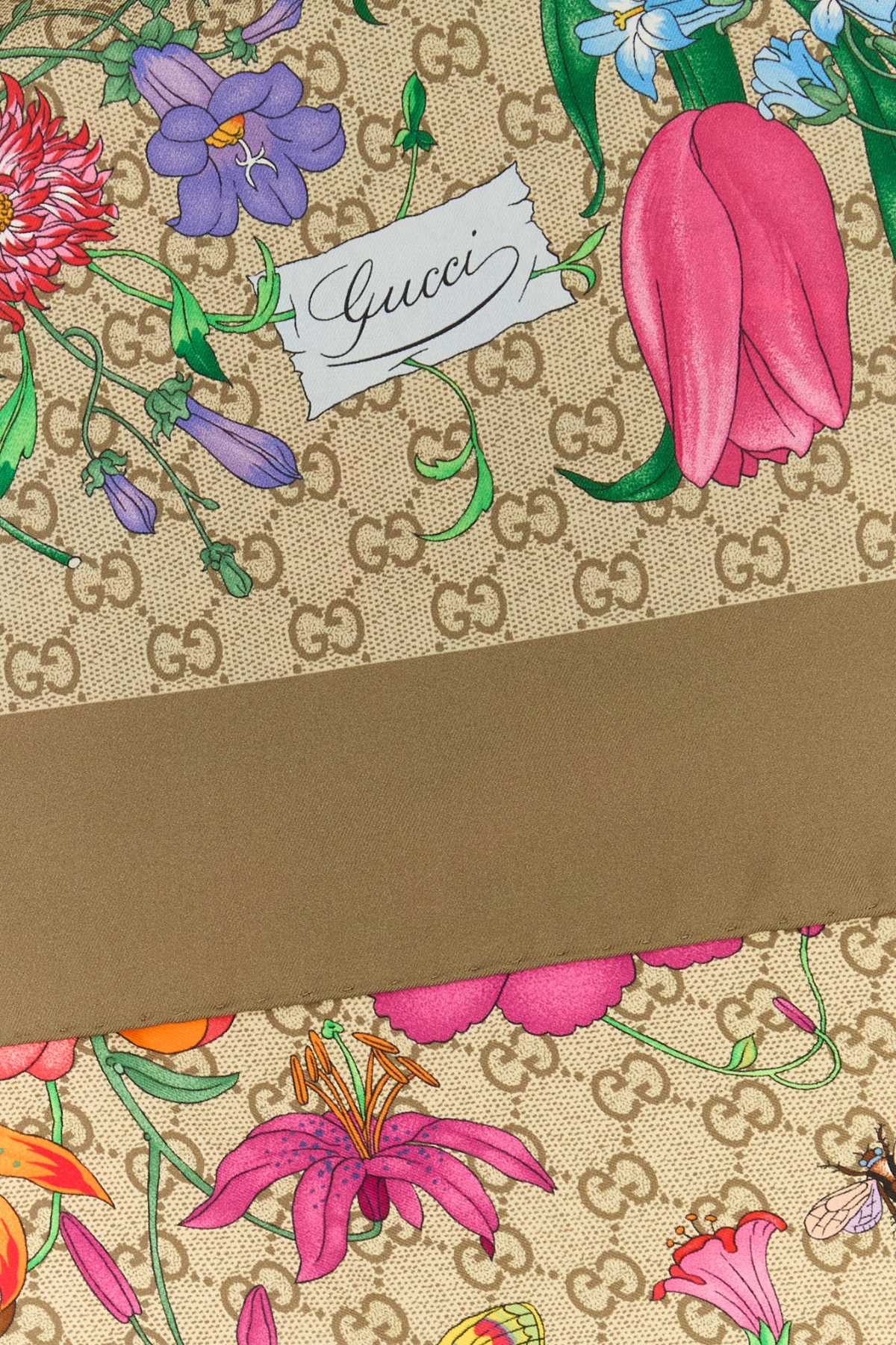 Gucci Women Printed Twill Foulard GUCCI