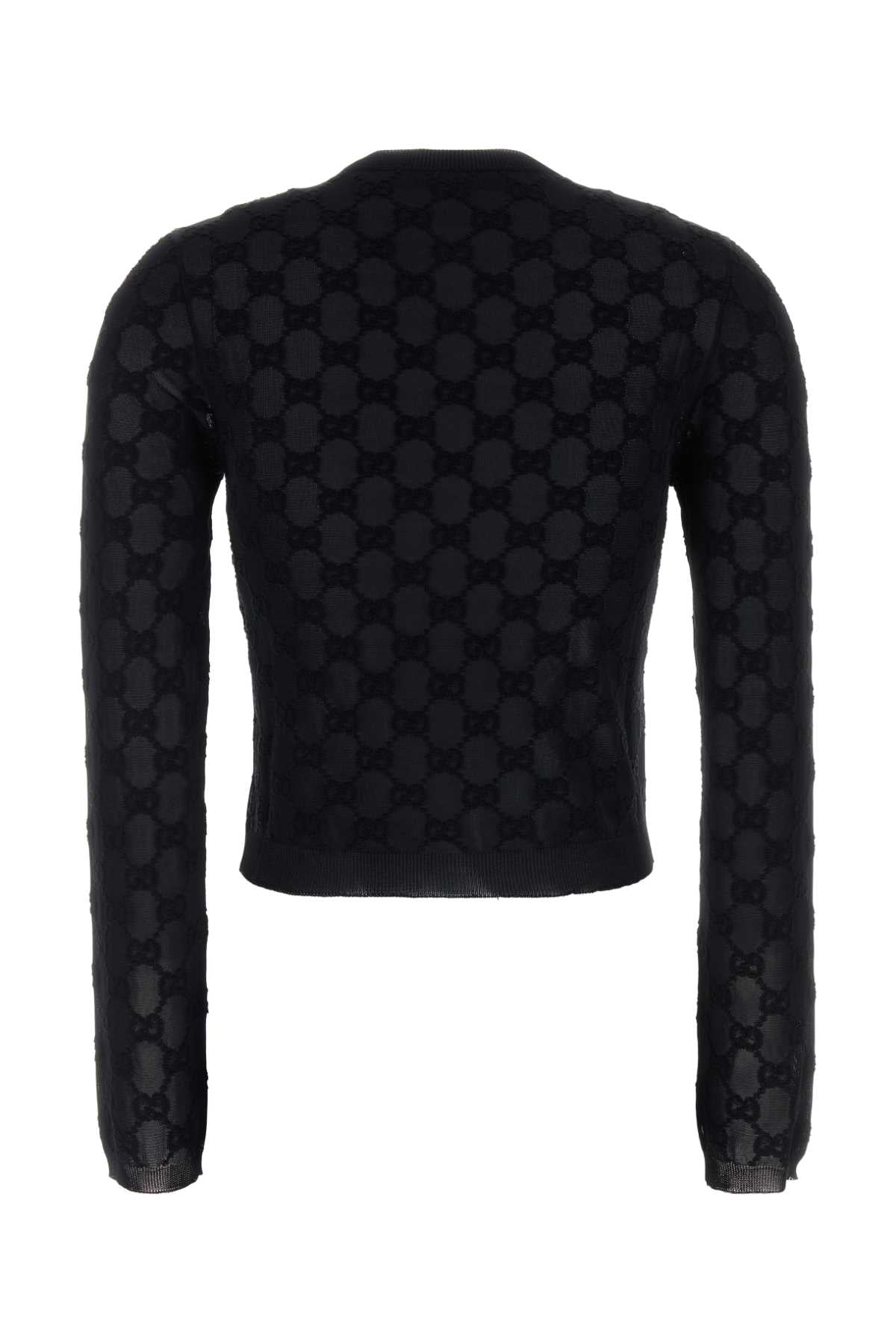 Gucci Women Black Viscose Blend Cardigan GUCCI