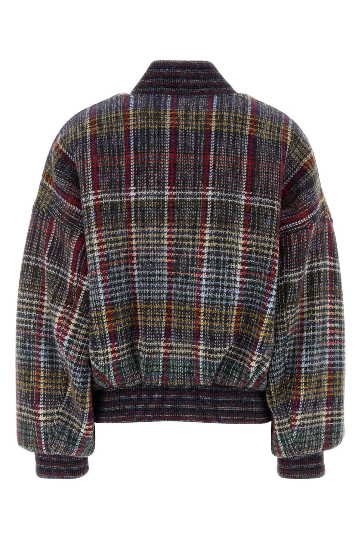 Missoni Women Embroidered Wool Bomber Jacket MISSONI