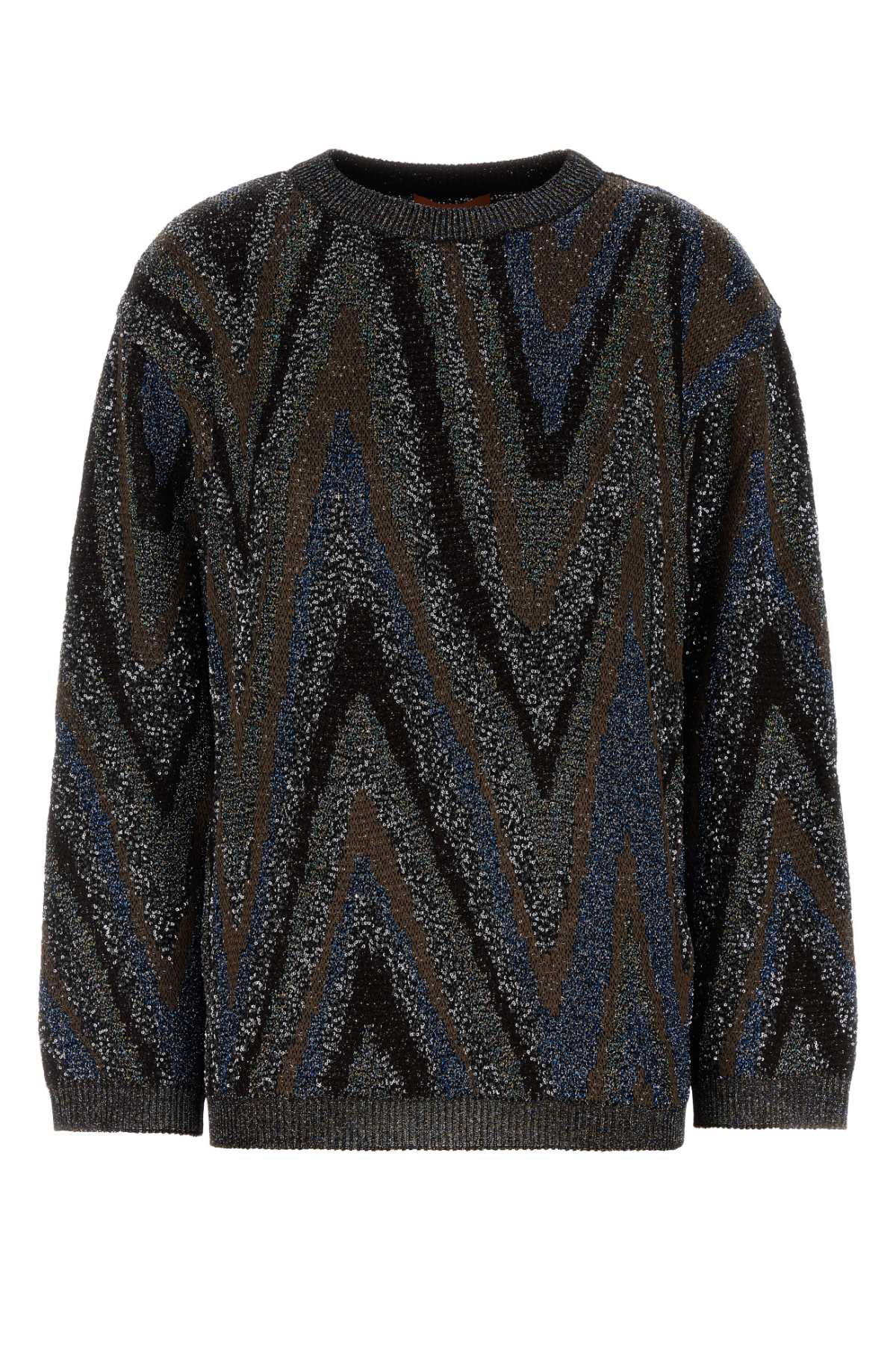 Missoni Women Embroidered Nylon Blend Sweater MISSONI