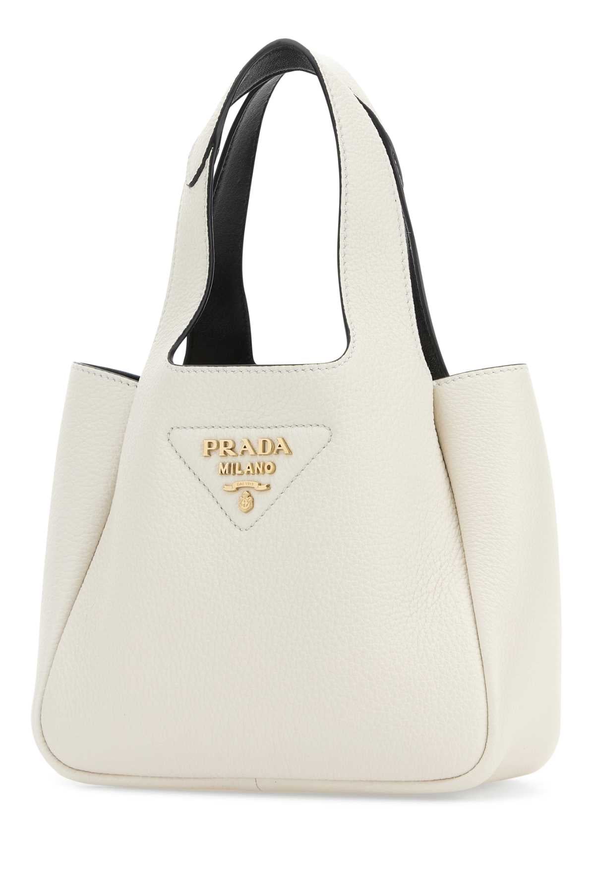 Prada Women White Leather Handbag PRADA