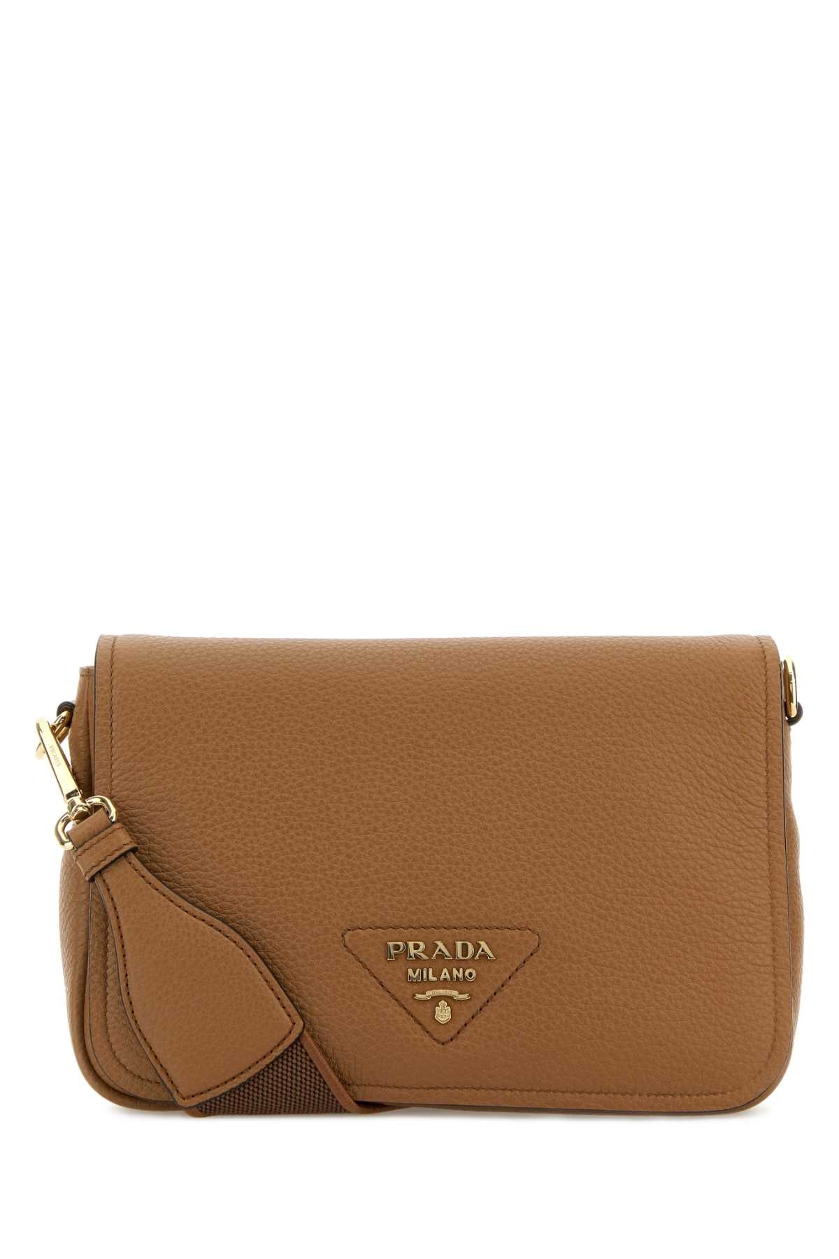 Prada Women Brown Leather Crossbody Bag PRADA