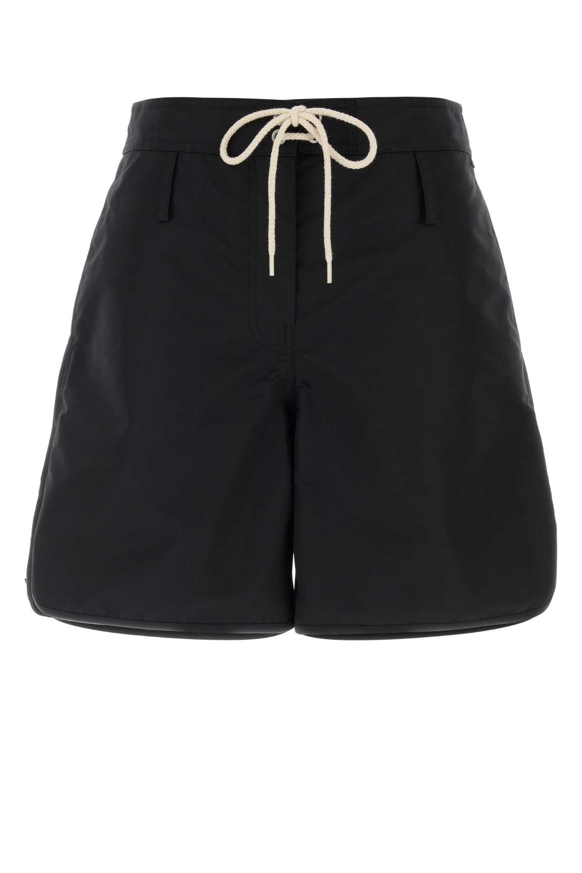Prada Women Black Nylon Shorts PRADA