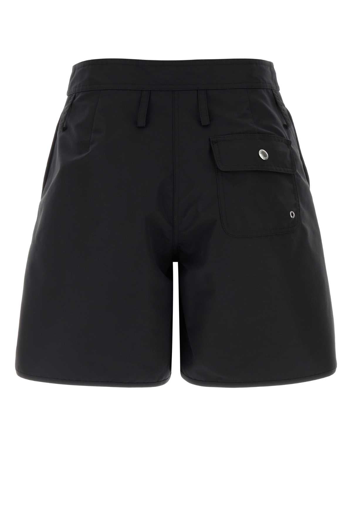 Prada Women Black Nylon Shorts PRADA