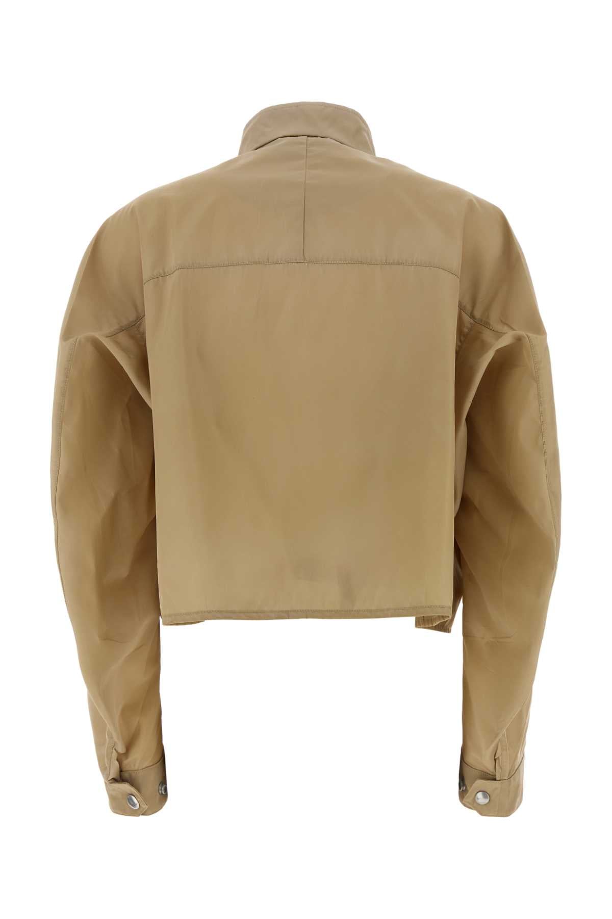 Prada Women Beige Re-Nylon Jacket PRADA