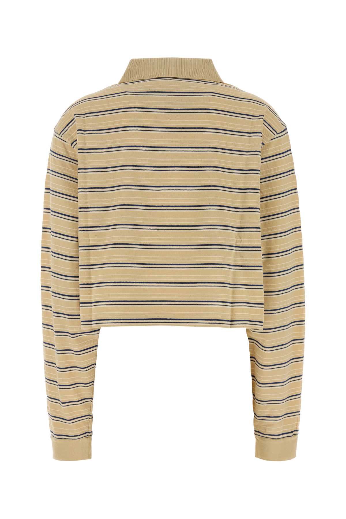 Prada Women Embroidered Piquet Polo Shirt PRADA