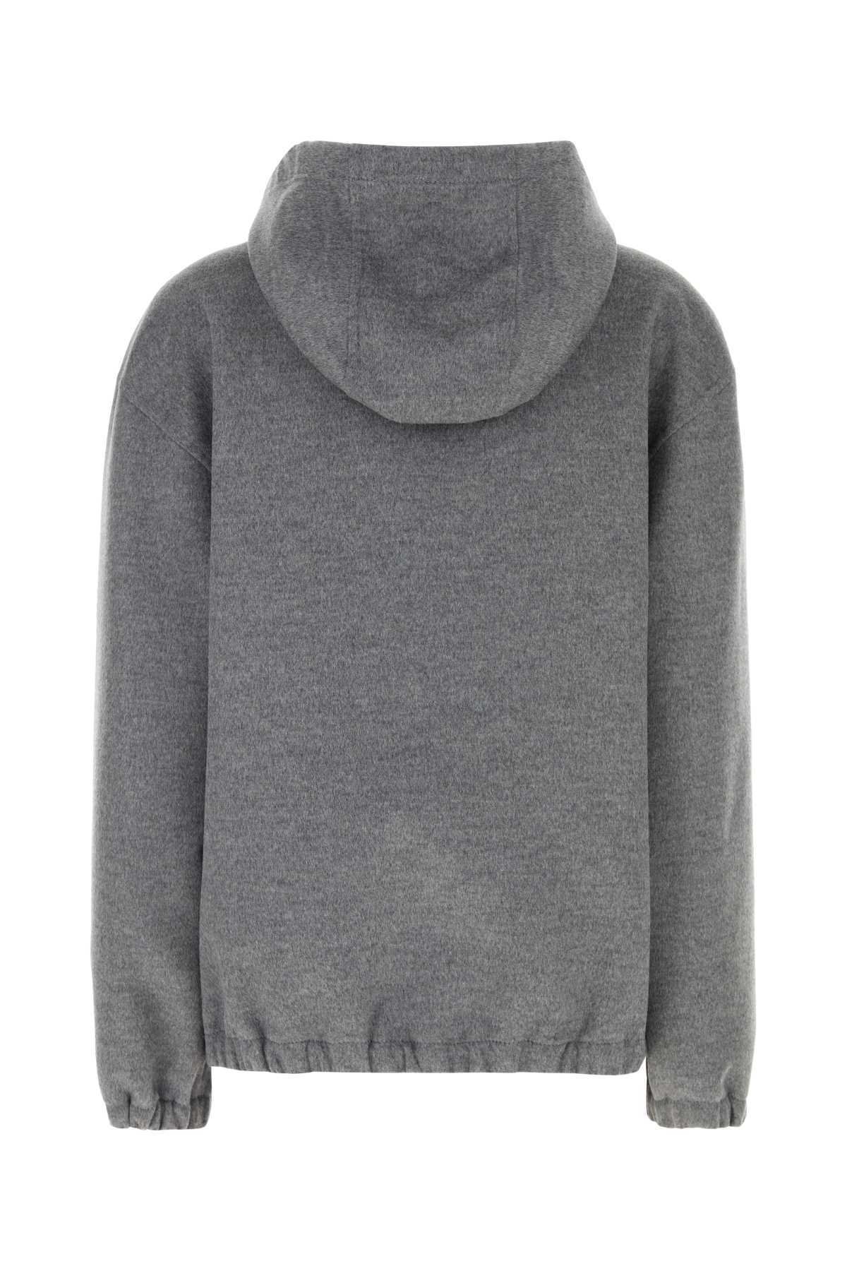 Miu Miu Women Grey Wool Blend Jacket