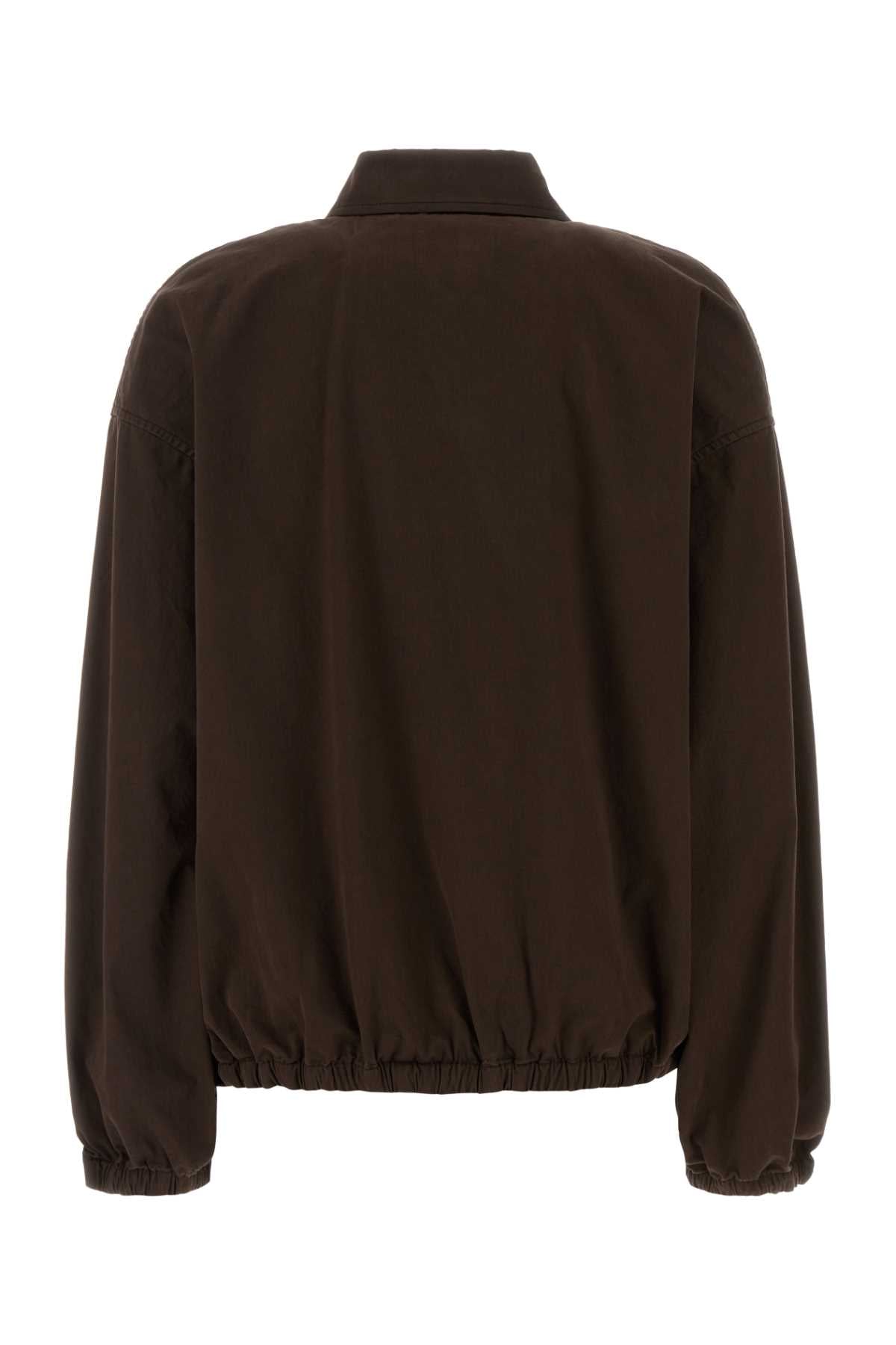 Miu Miu Women Brown Gabardine Jacket MIU MIU