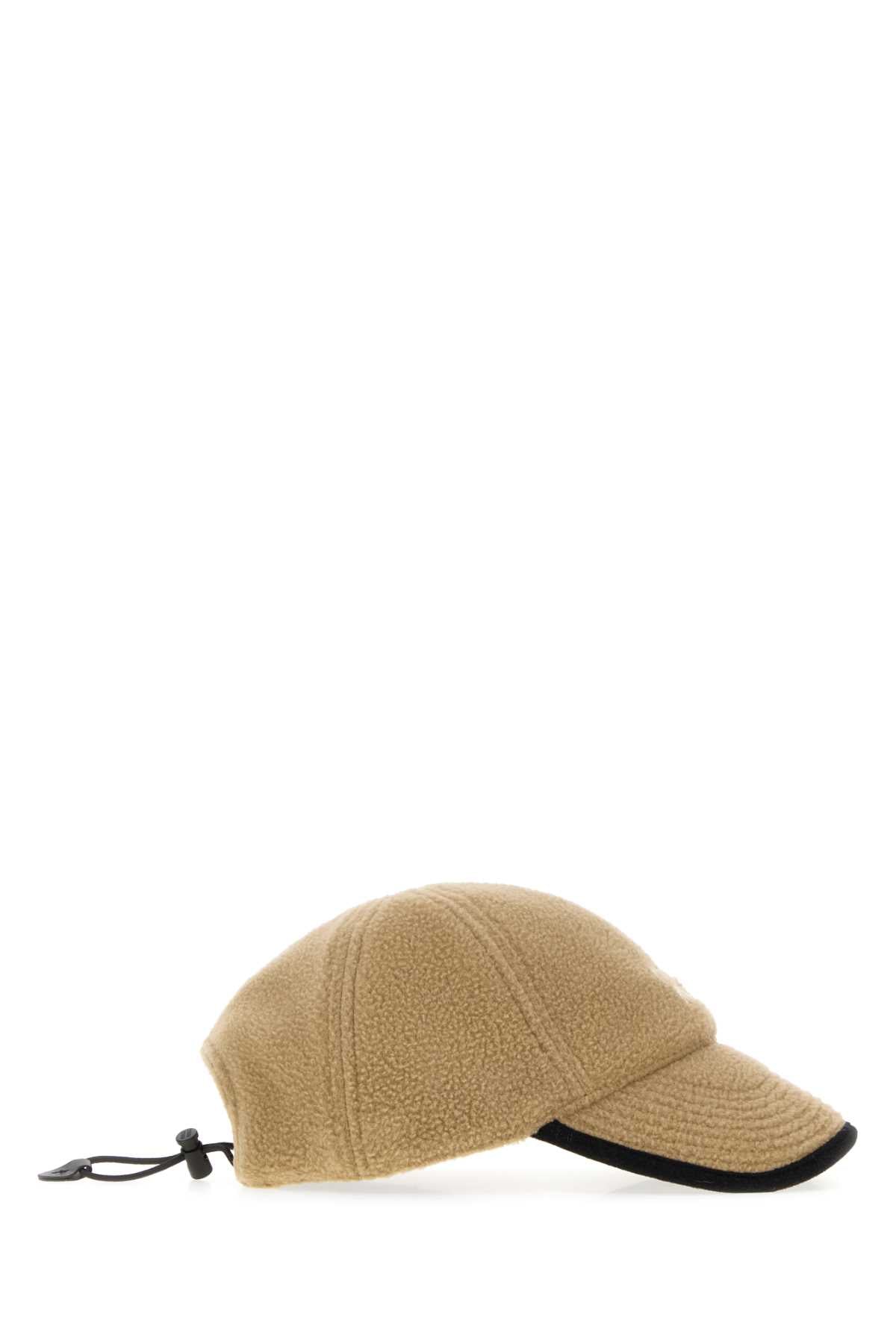Miu Miu Women Camel Flannel Baseball Cap MIU MIU