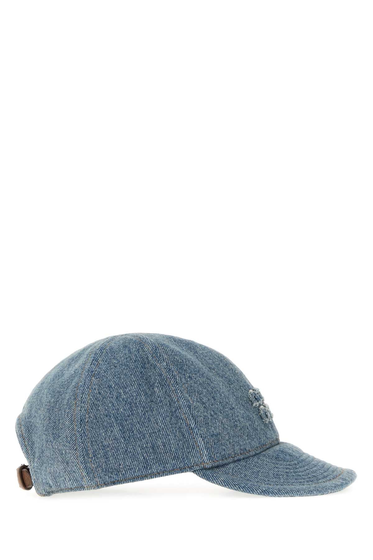 Miu Miu Women Denim Baseball Cap MIU MIU