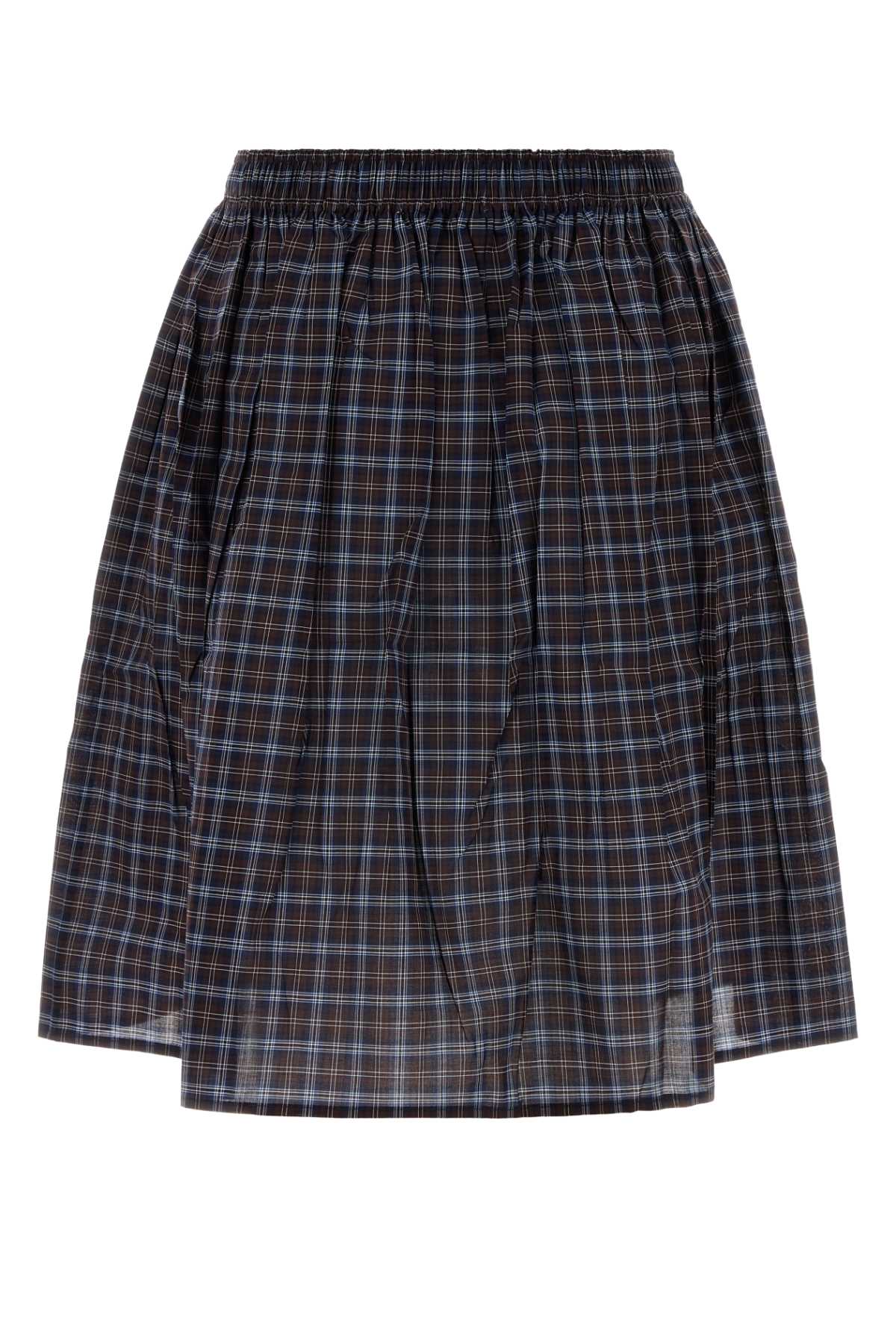 Miu Miu Women Embroidered Cotton Skirt MIU MIU