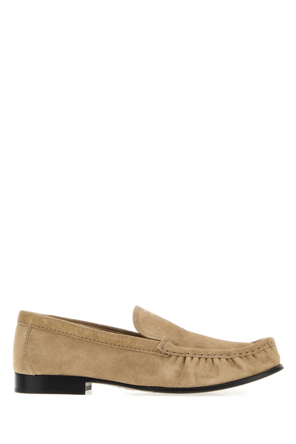 Miu Miu Women Sand Suede Loafers MIU MIU
