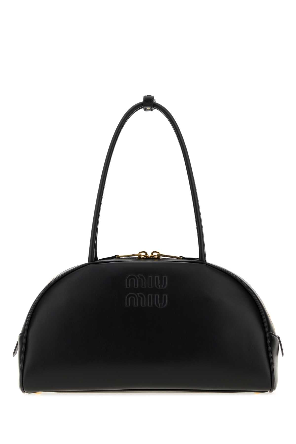 Miu Miu Women Black Leather Shoulder Bag MIU MIU