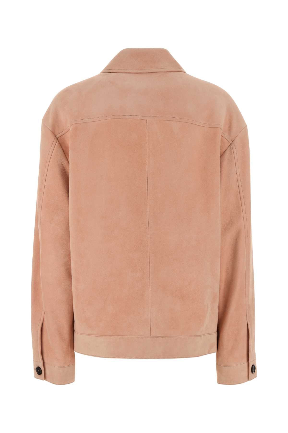 Miu Miu Women Pink Suede Jacket MIU MIU