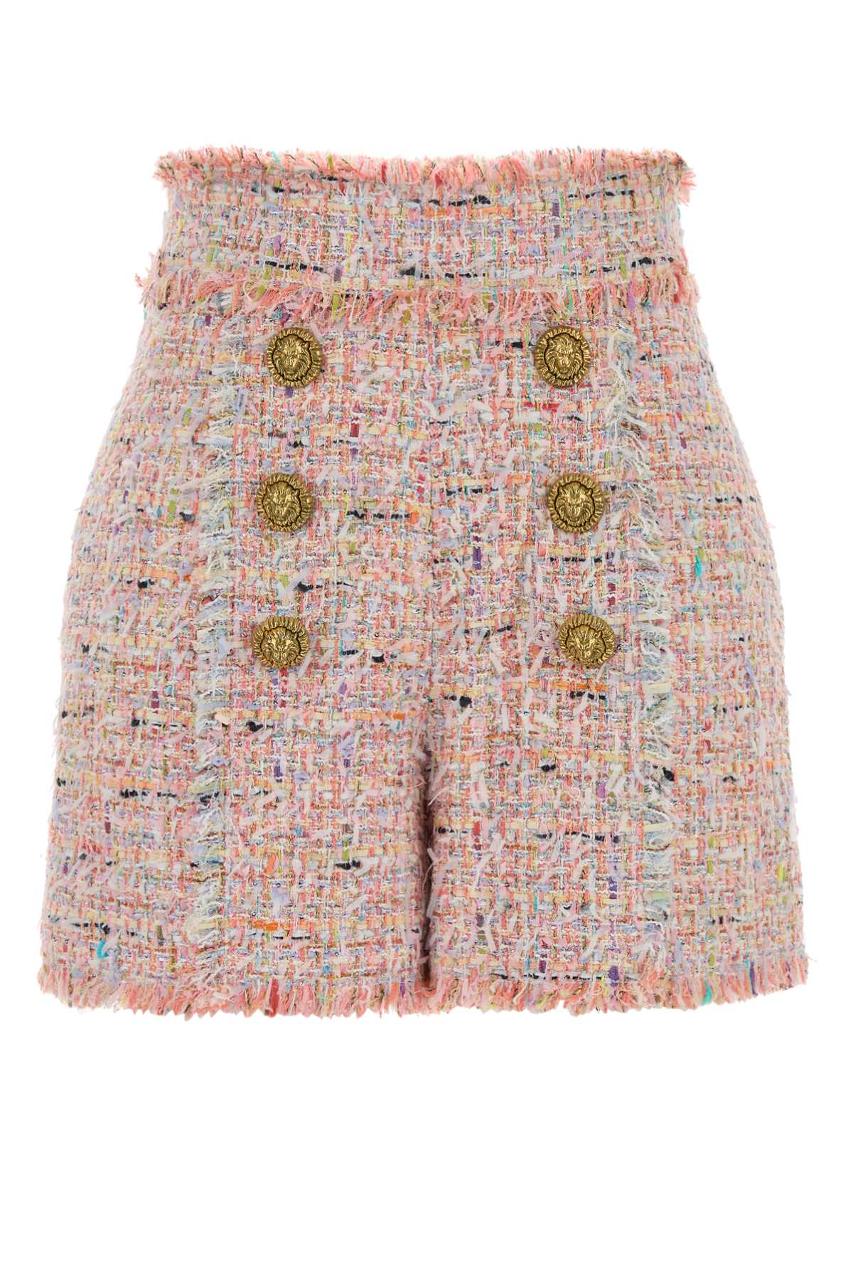 Balmain Women Multicolor Tweed Shorts BALMAIN