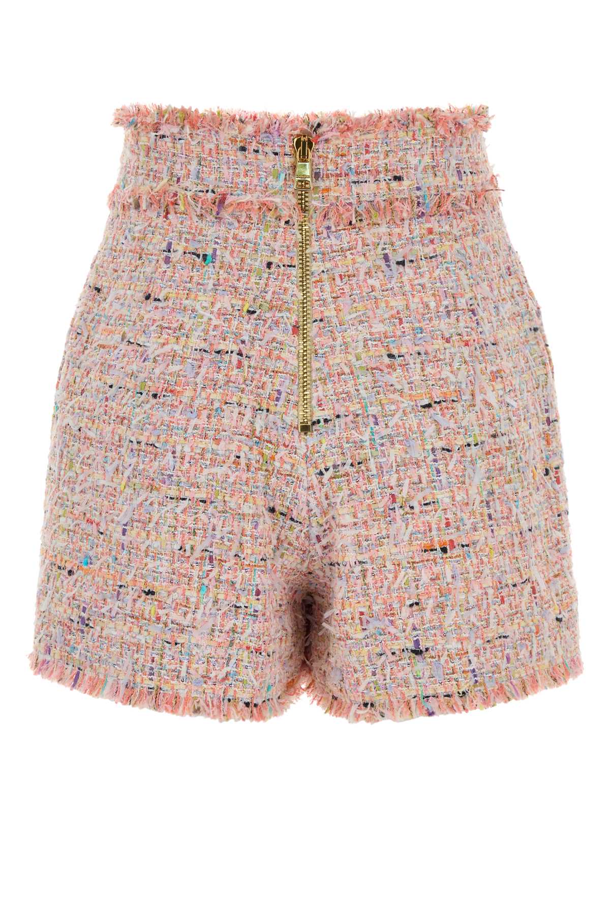 Balmain Women Multicolor Tweed Shorts BALMAIN