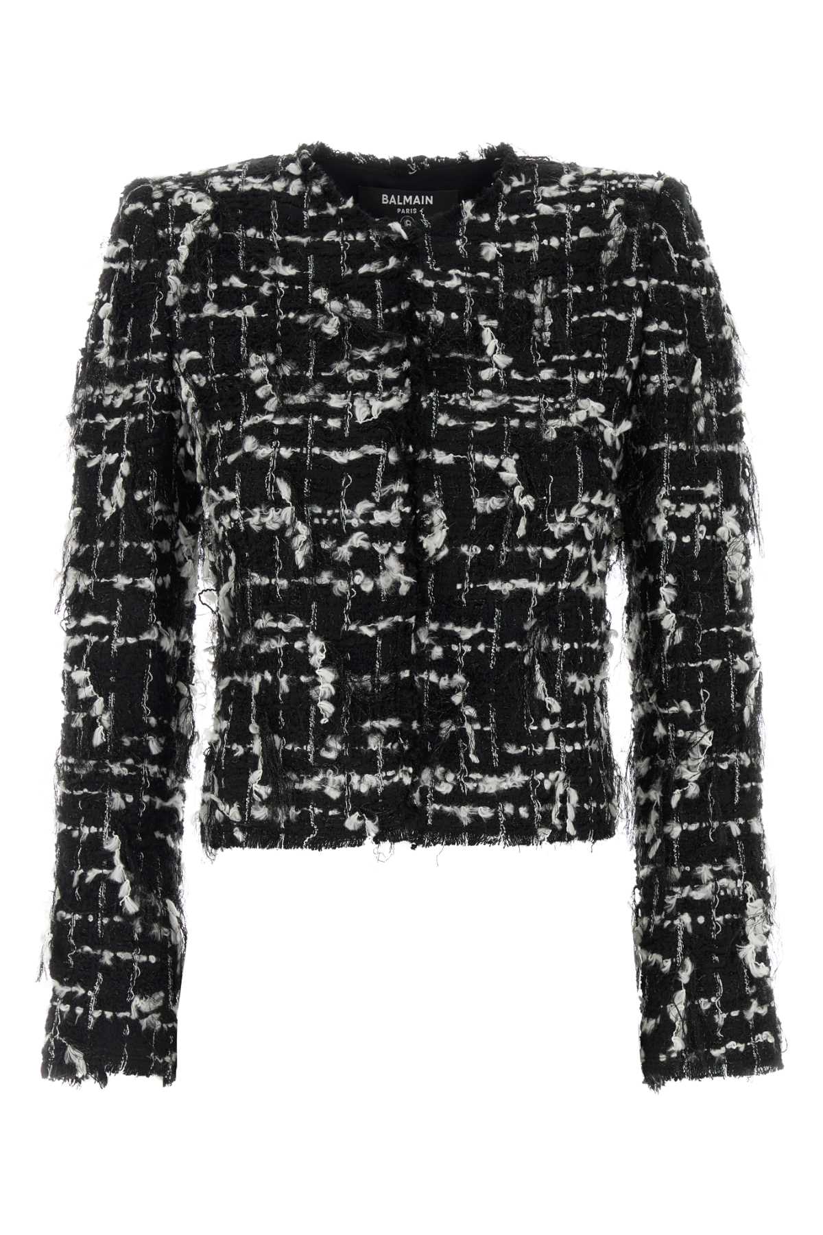 Balmain Women Two-Tone Tweed Blazer BALMAIN