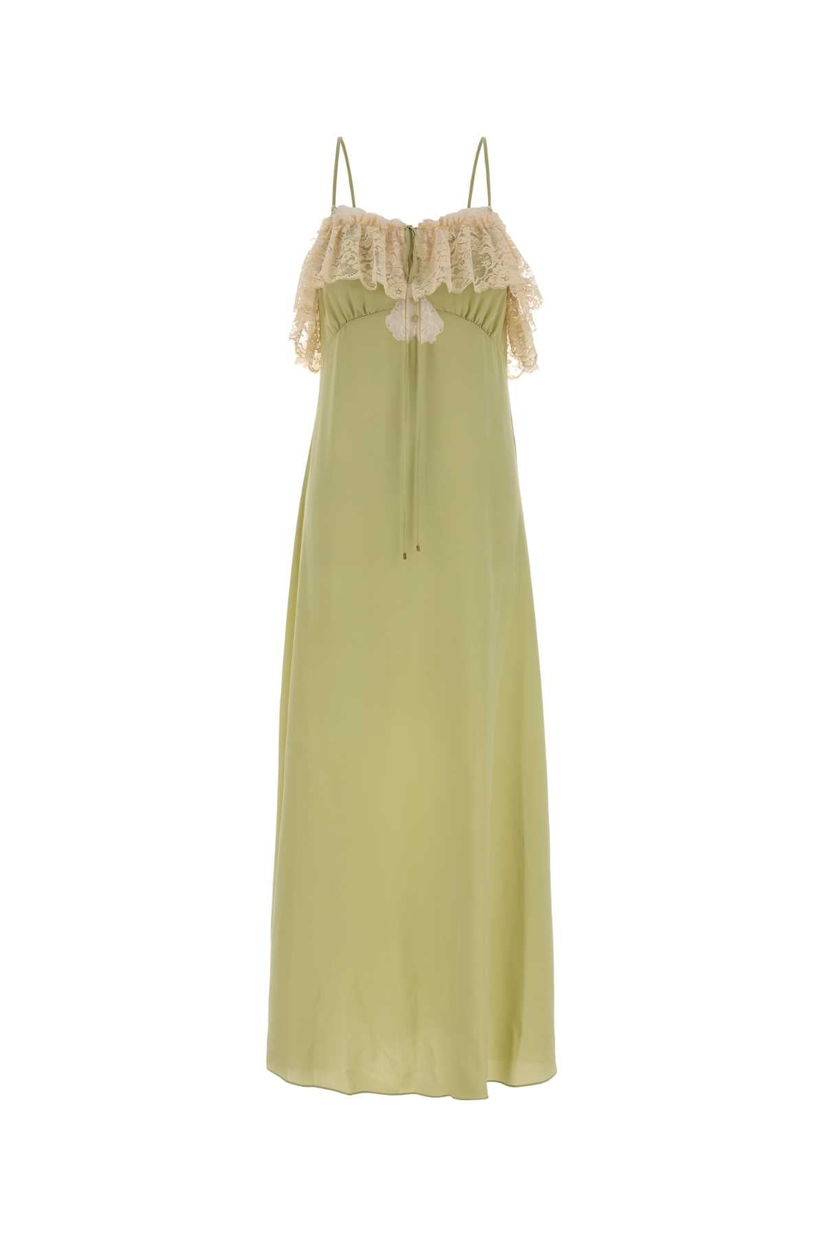 Chloe Women Pastel Green Crepe Dress CHLOE