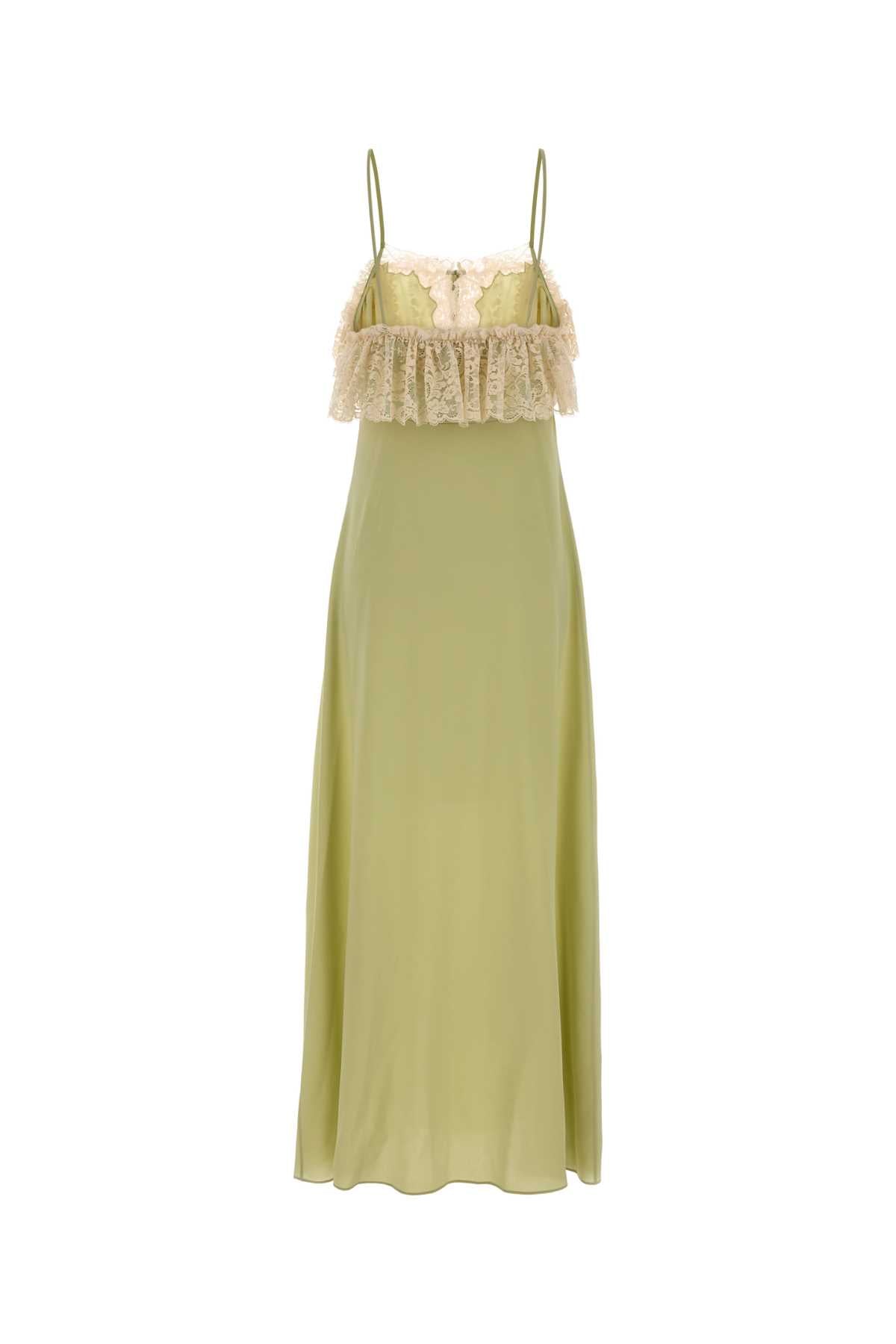 Chloe Women Pastel Green Crepe Dress CHLOE