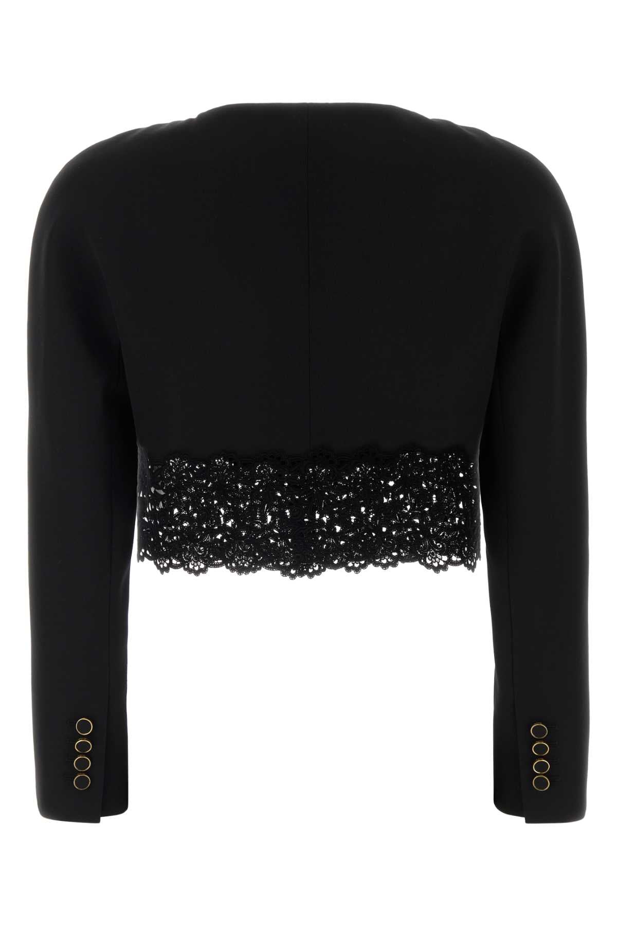 Chloe Women Black Wool Blazer CHLOE