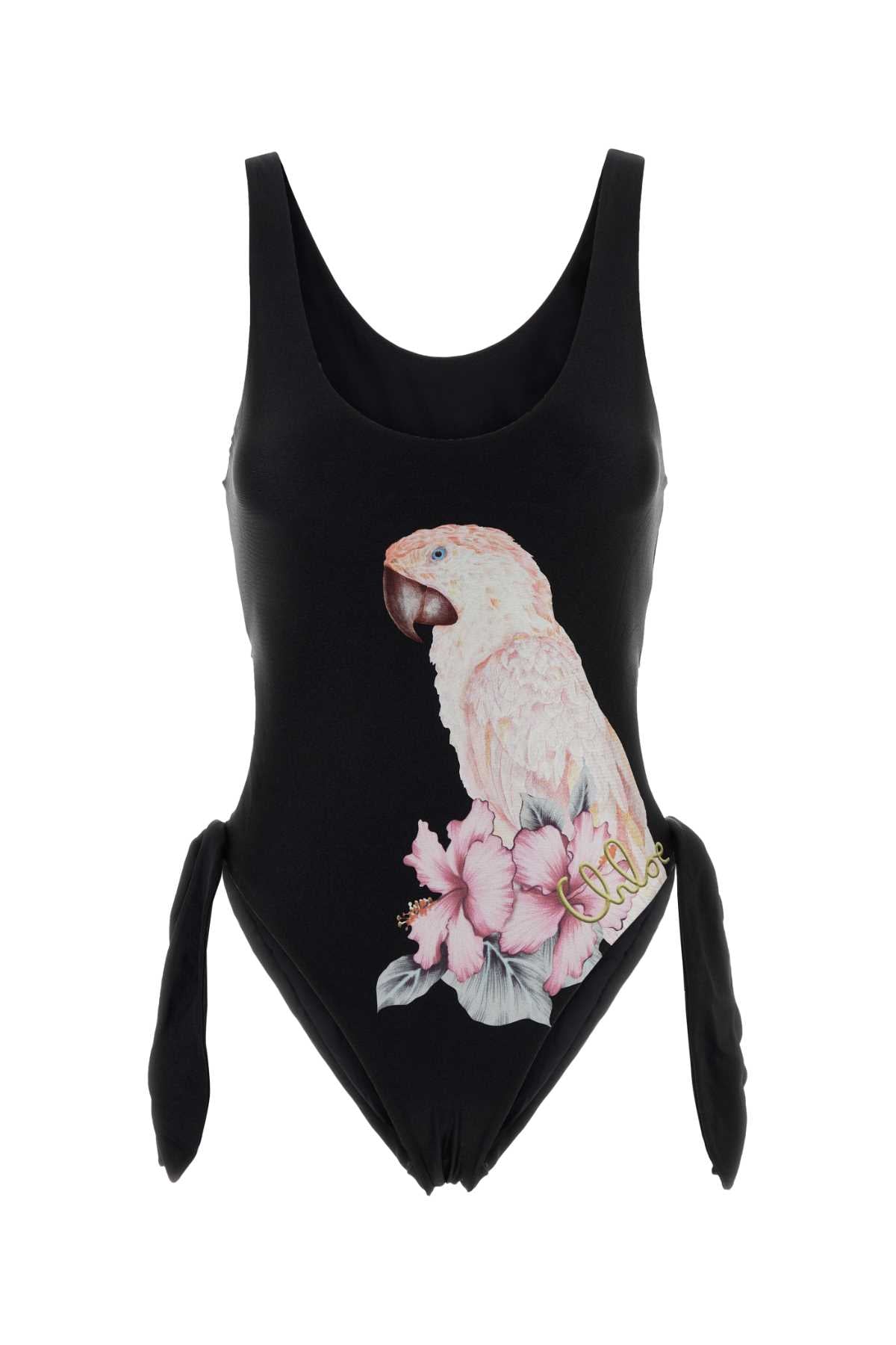 Chloe Women Black Stretch Nylon Swimsuit CHLOE