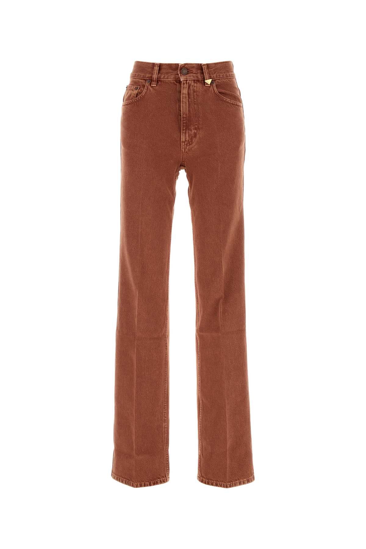 Chloe Women Brick Denim Jeans CHLOE