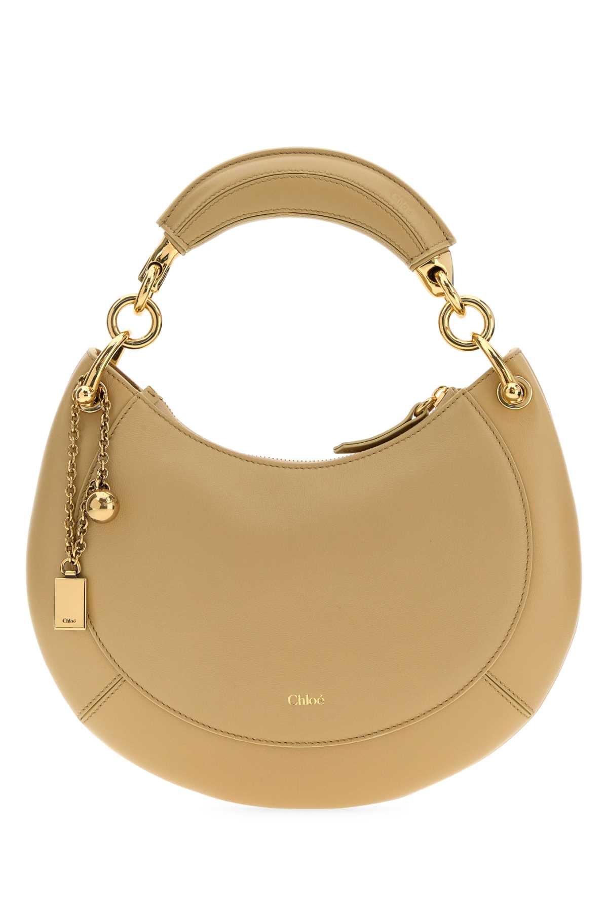 Chloe Women Beige Leather Chloe Banana Handbag CHLOE