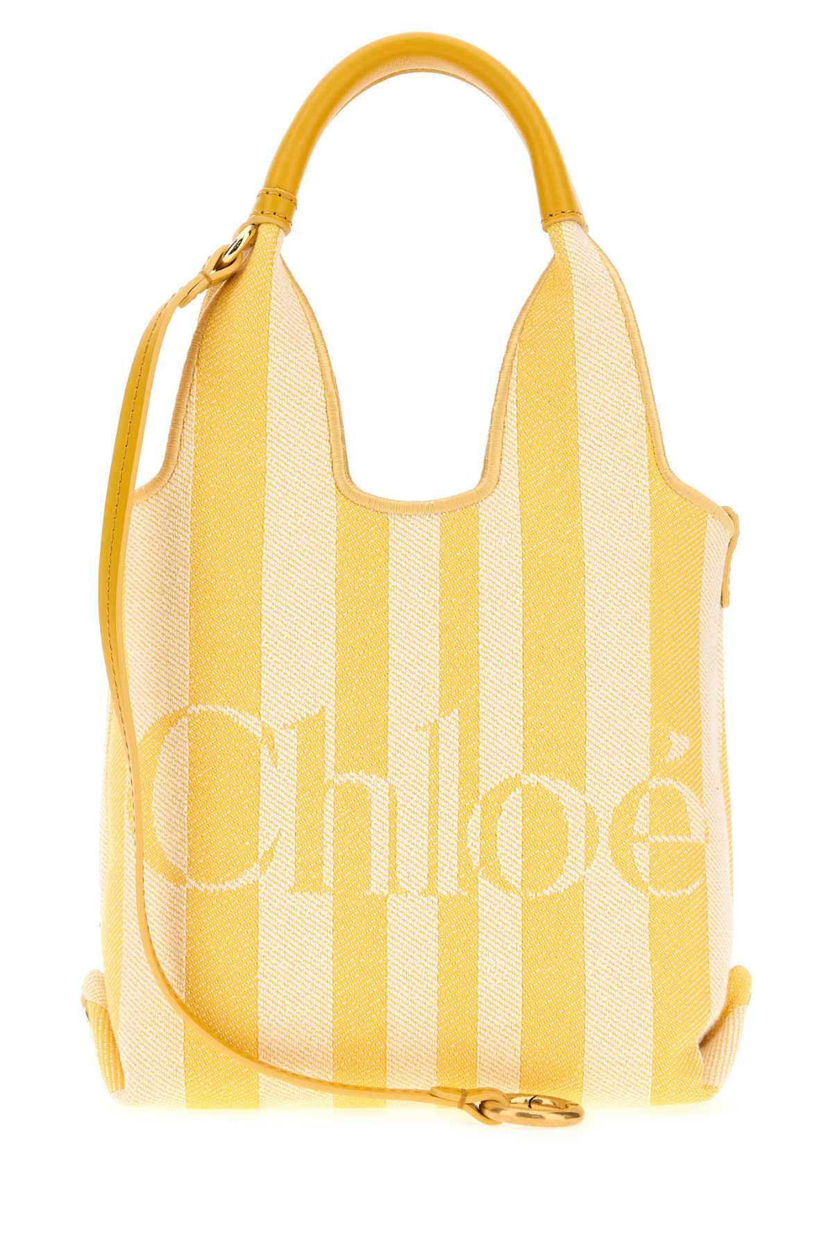 Chloe Women Embroidered Canvas Chloe Stripy Handbag CHLOE