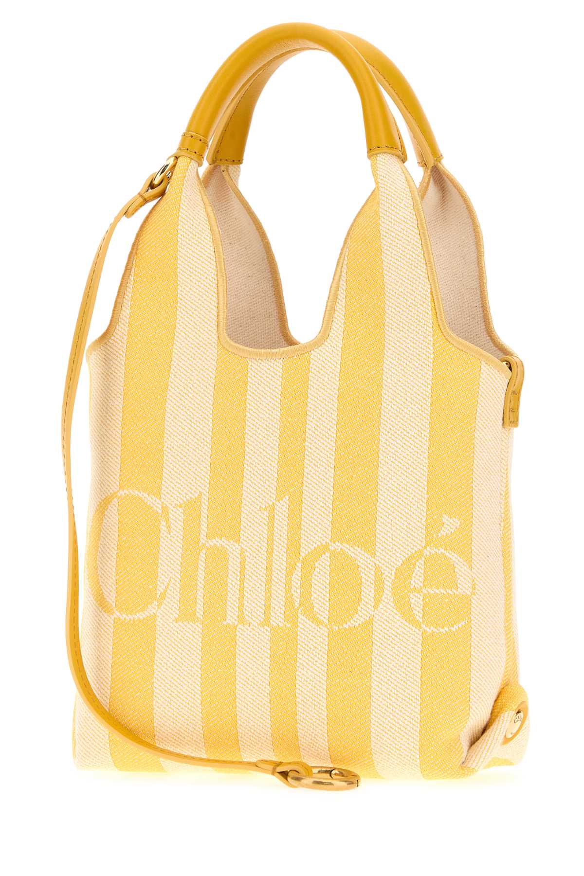Chloe Women Embroidered Canvas Chloe Stripy Handbag CHLOE