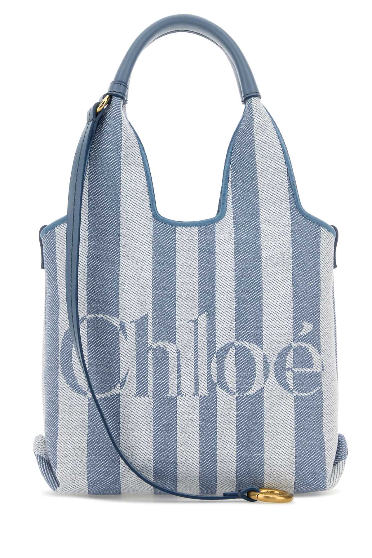 Chloe Women Embroidered Canvas Chloe Stripy Handbag CHLOE