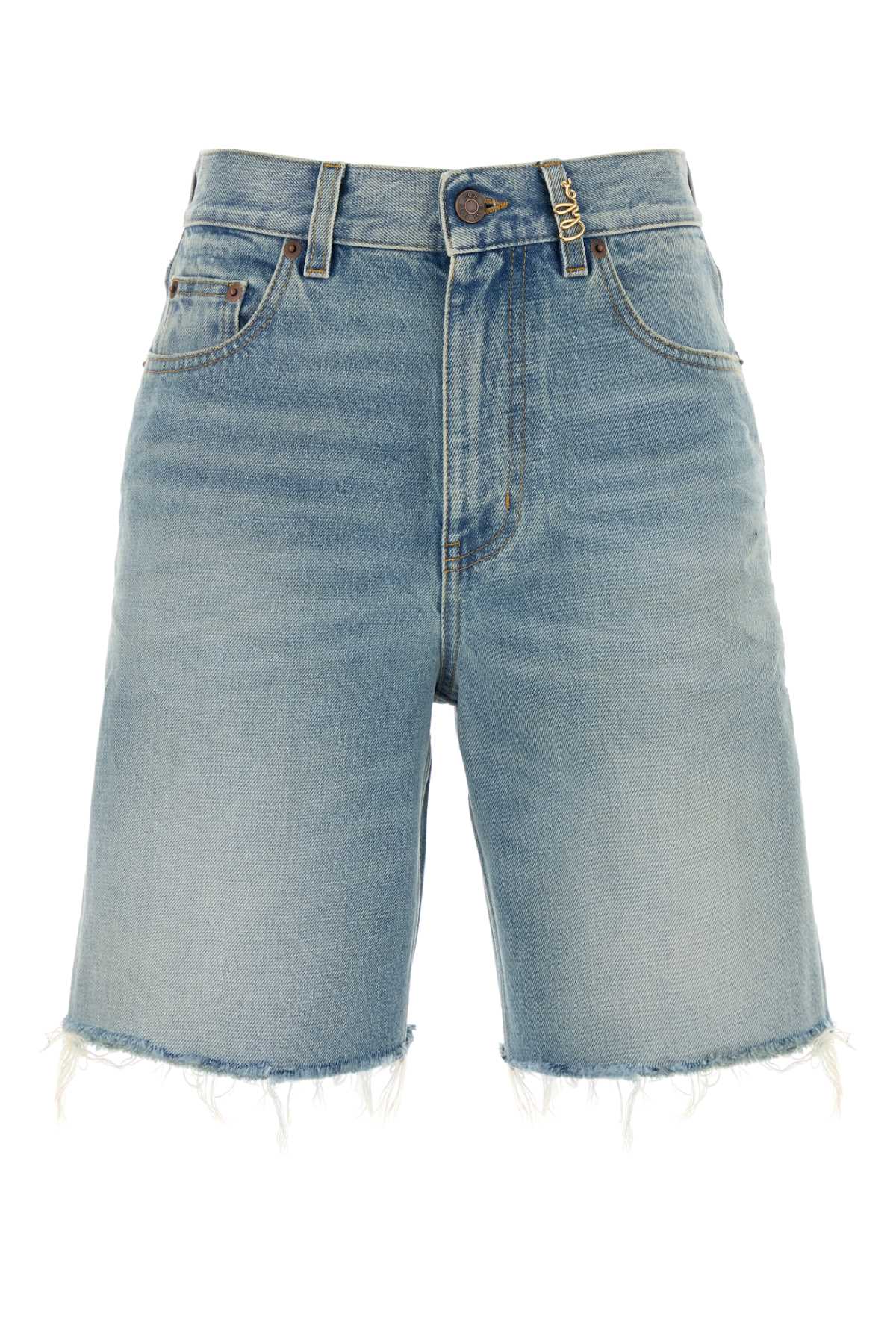 Chloe Women Denim Bermuda Shorts CHLOE