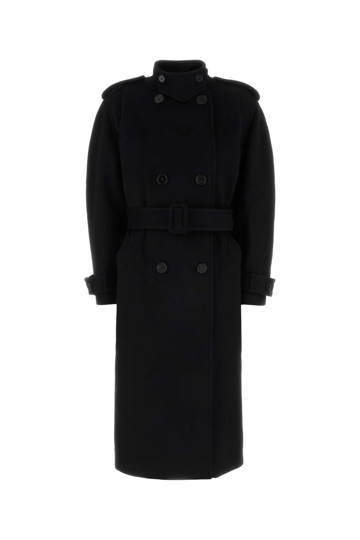 Chloe Women Black Wool Coat CHLOE