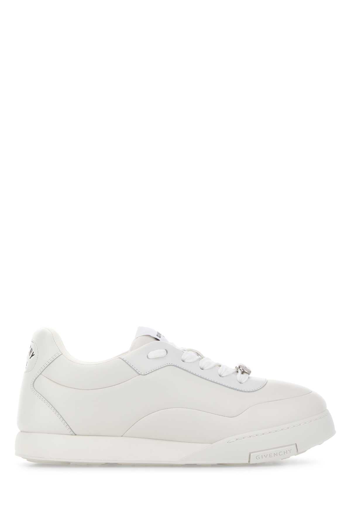 Givenchy Men White Leather Givenchy Yard Sneakers GIVENCHY