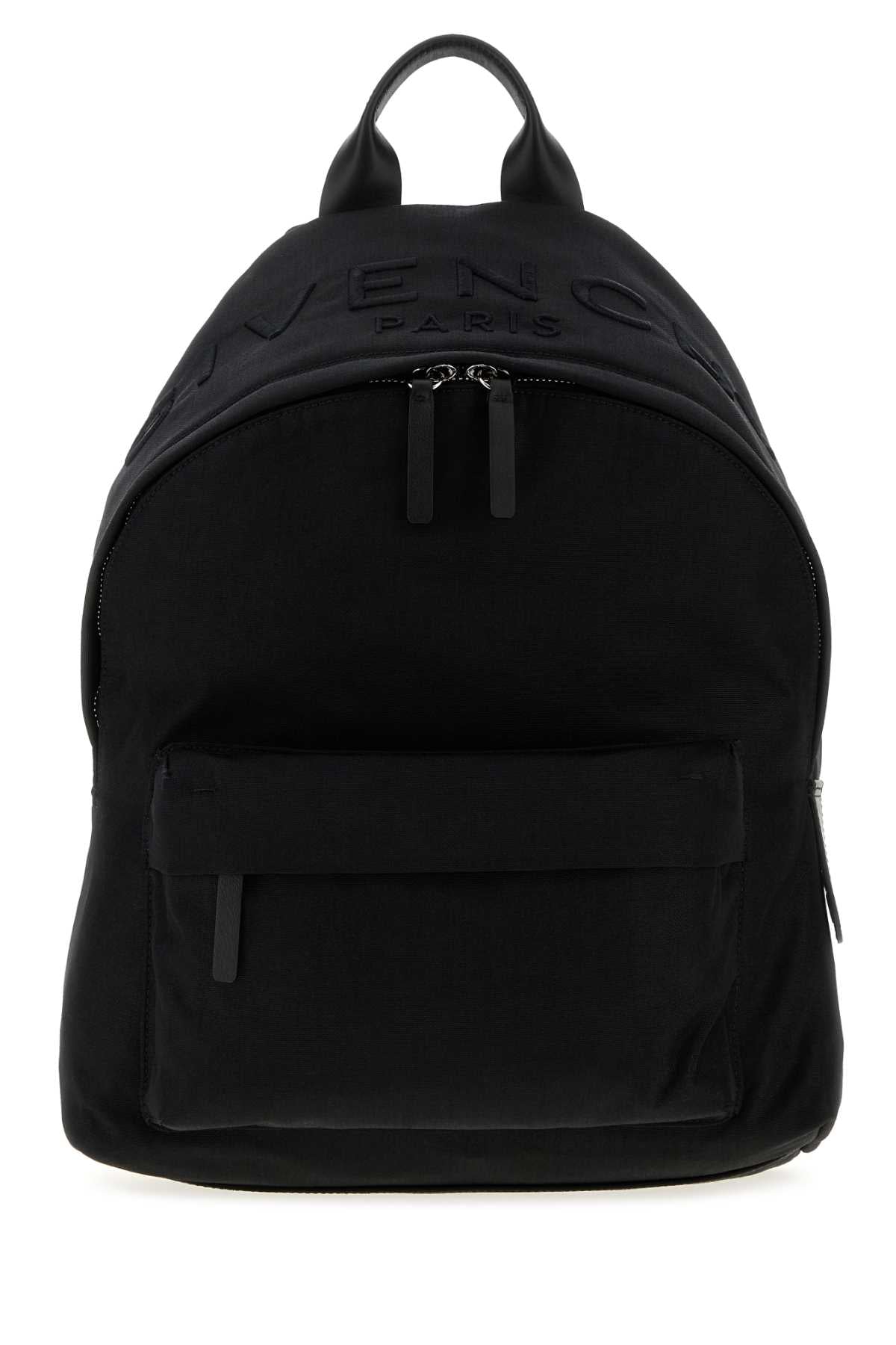 Givenchy Men Black Canvas Givenchy Cargo Backpack GIVENCHY