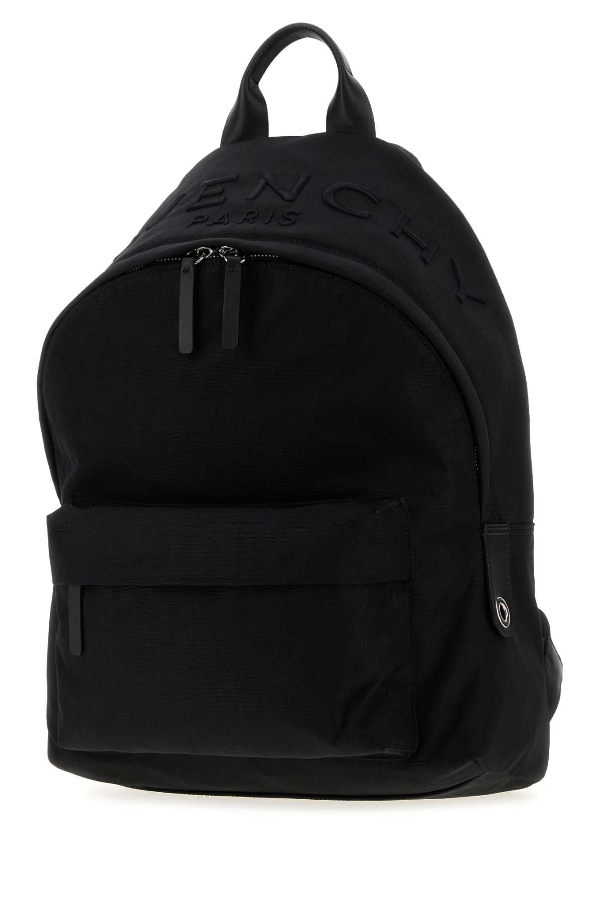 Givenchy Men Black Canvas Givenchy Cargo Backpack GIVENCHY