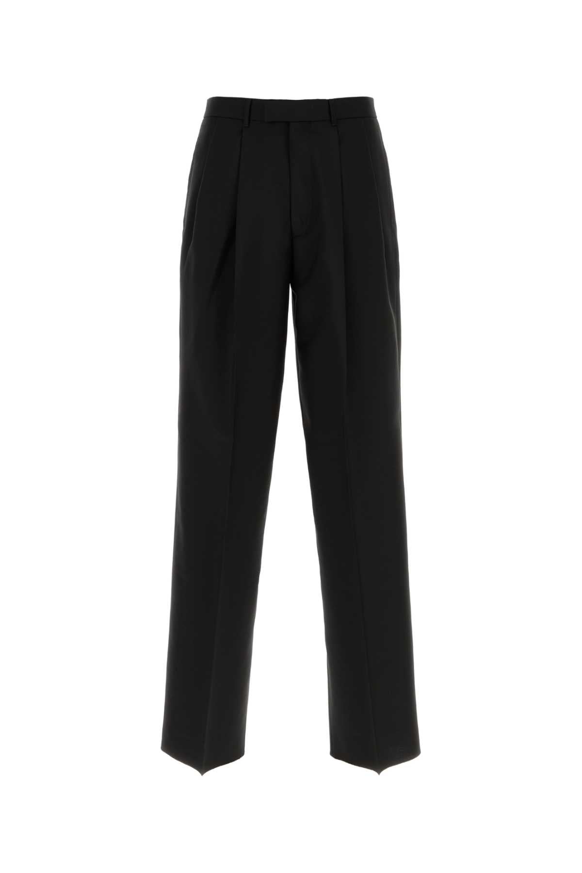 Givenchy Men Black Wool Blend Pant GIVENCHY