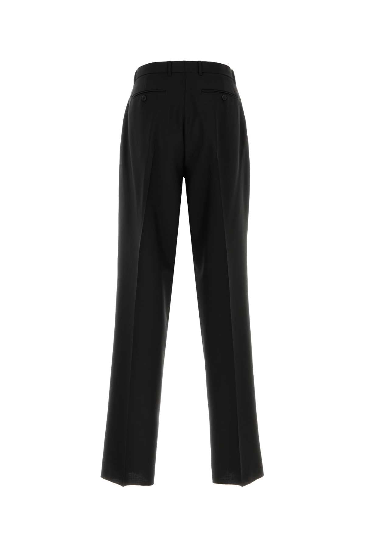 Givenchy Men Black Wool Blend Pant GIVENCHY