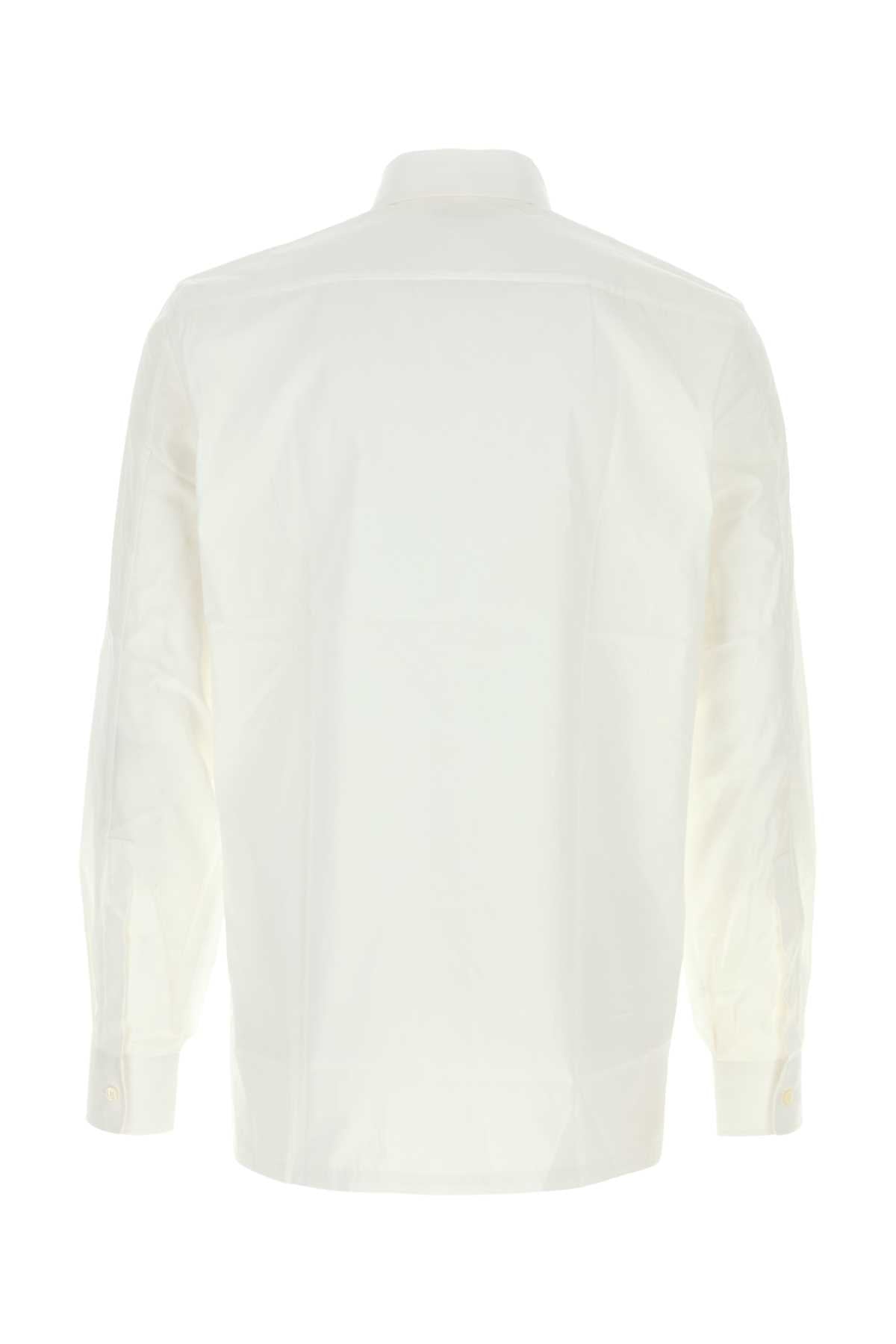 Givenchy Men White Poplin Shirt GIVENCHY