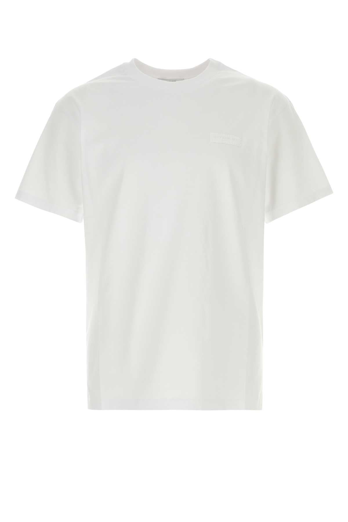 Givenchy Men White Cotton T-Shirt GIVENCHY