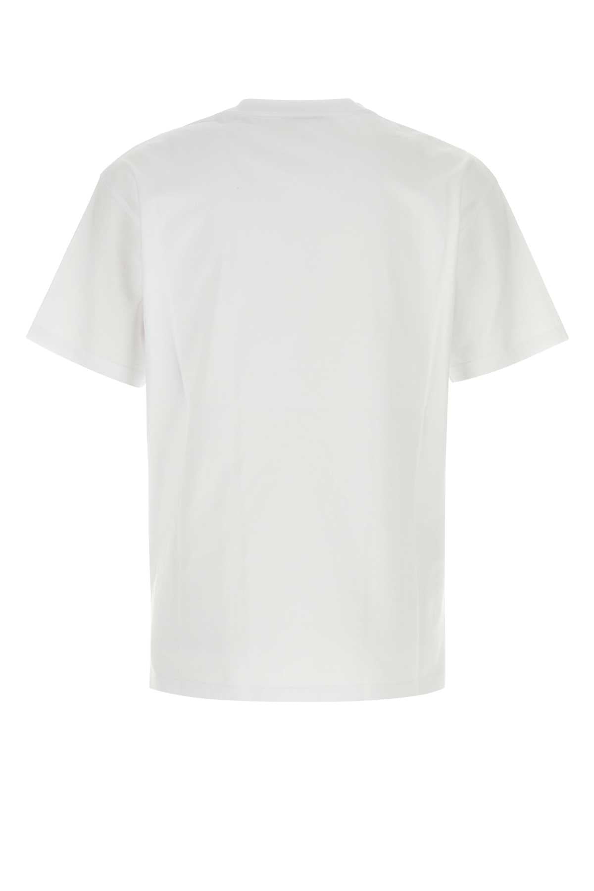 Givenchy Men White Cotton T-Shirt GIVENCHY